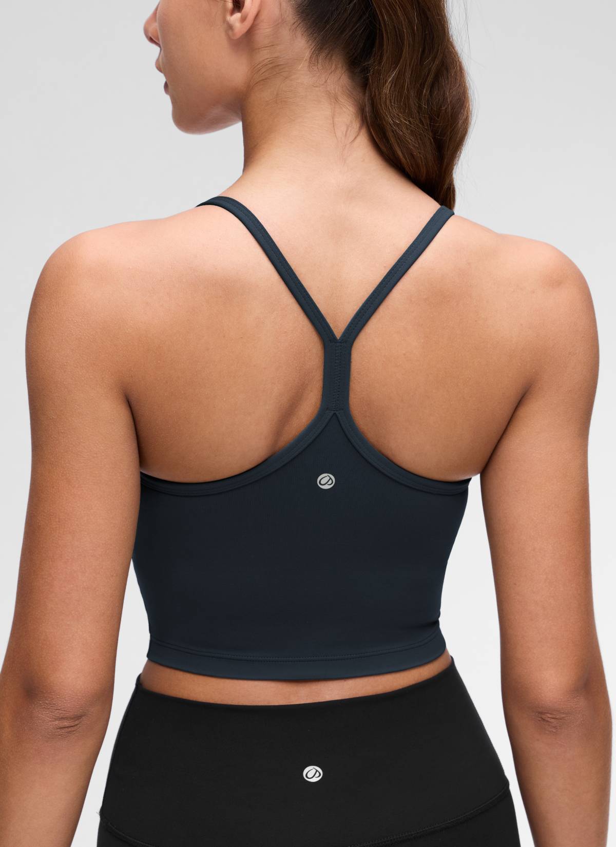 CRZ YOGA Butterluxe Tank Deportivo Largo con Espalda en Y para Mujer True Navy