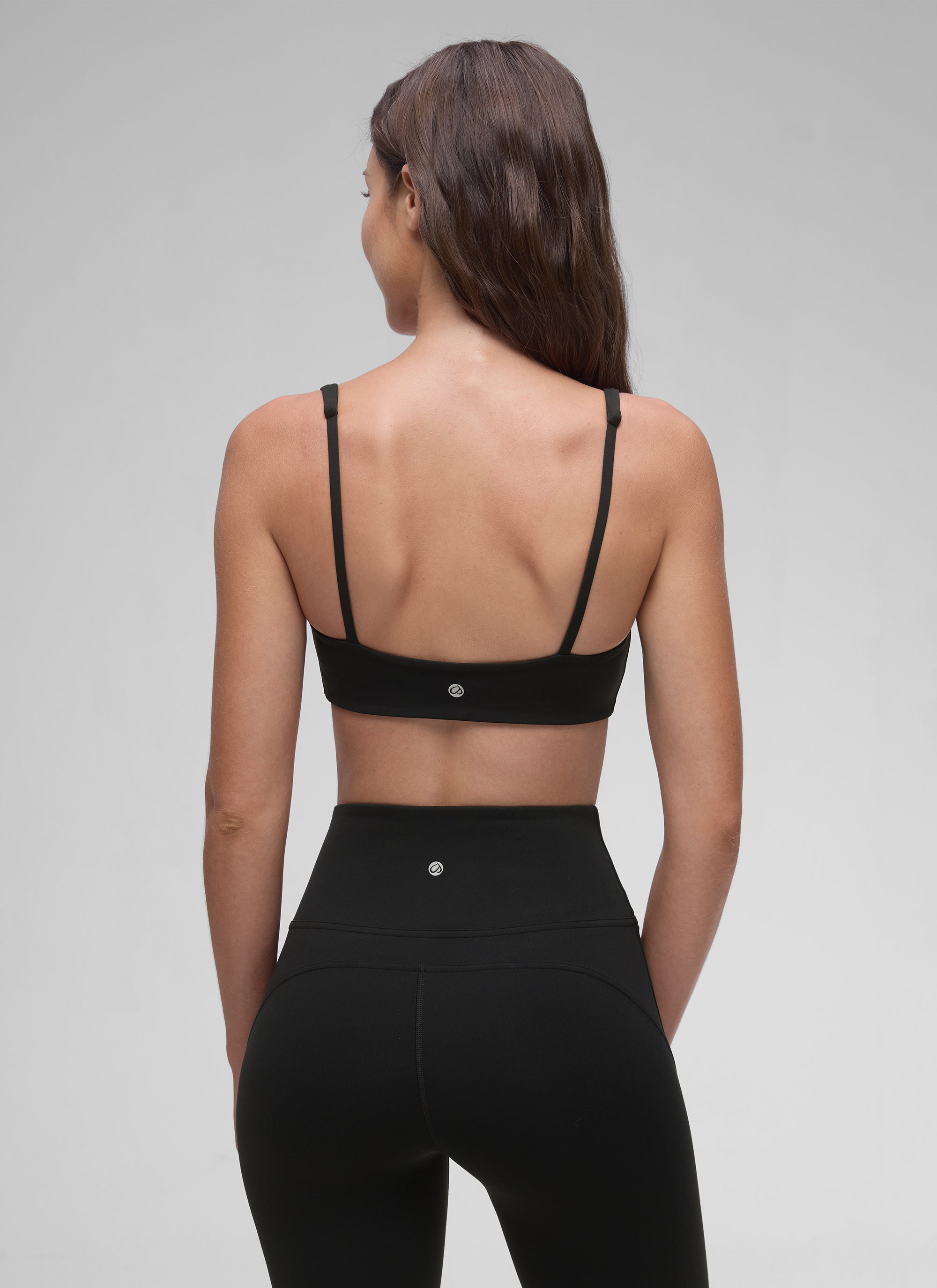 CRZ YOGA Butterluxe Sujetador Mini con Acolchado y Escote Cuadrado Negro