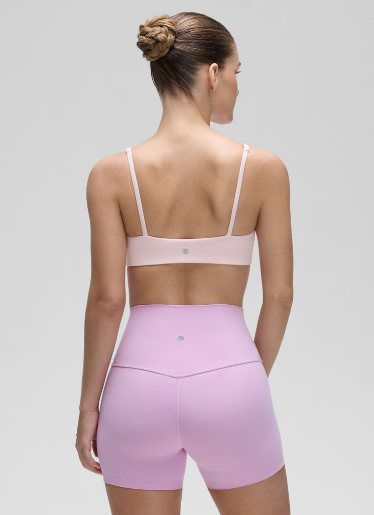 CRZ YOGA Butterluxe Sujetador Mini con Acolchado y Escote Cuadrado Blanca Lechosa