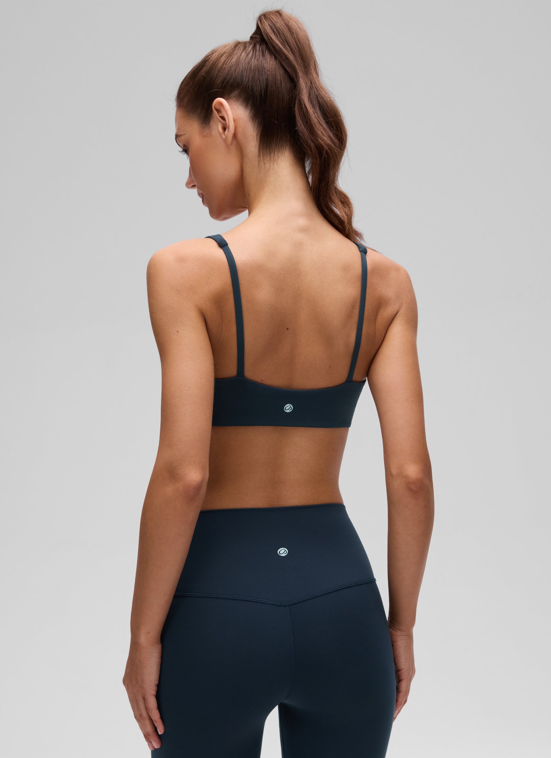 CRZ YOGA Butterluxe Sujetador Mini con Acolchado y Escote Cuadrado True Navy