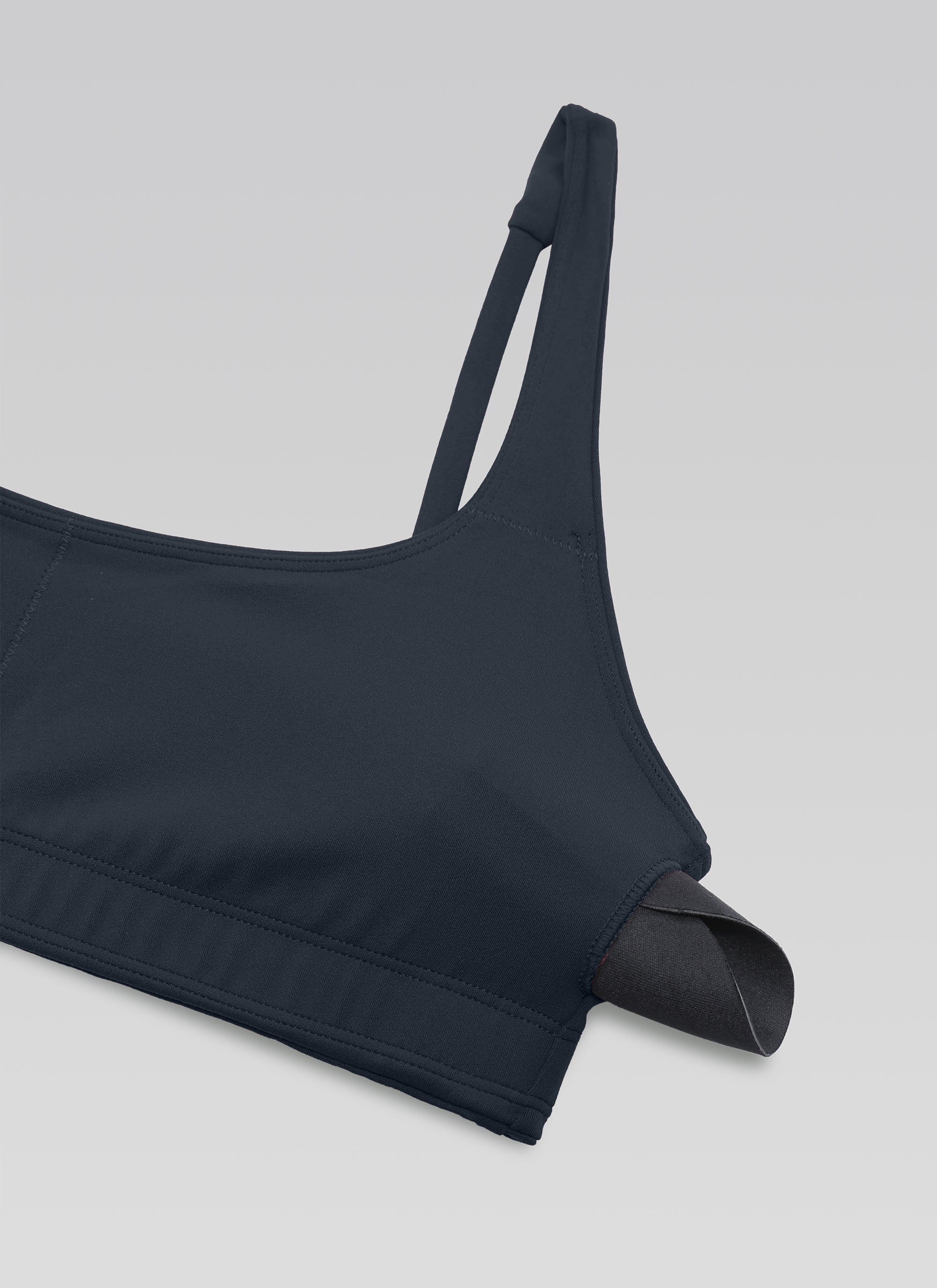 CRZ YOGA Butterluxe Sujetador Mini con Acolchado y Escote Cuadrado True Navy