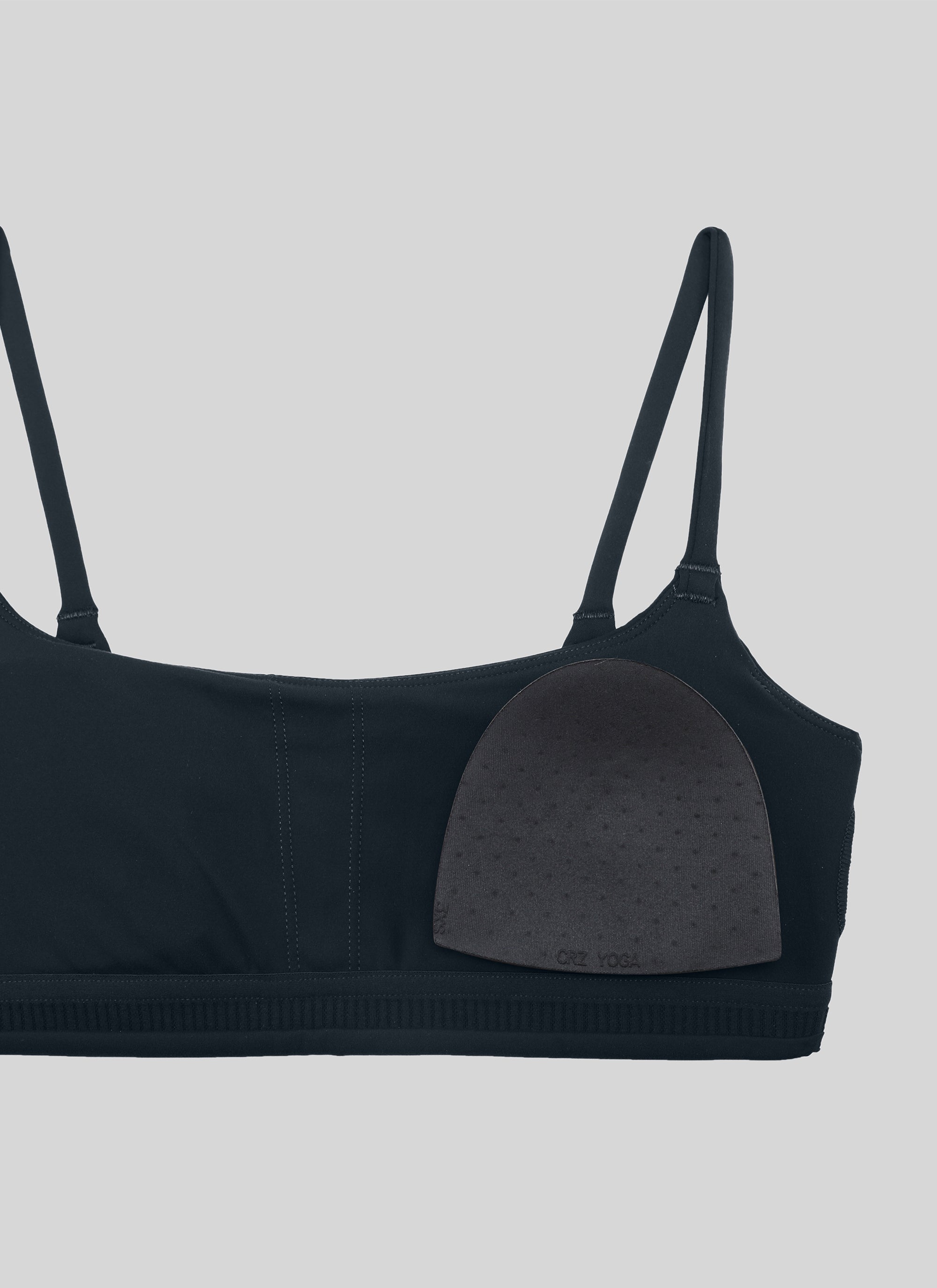 CRZ YOGA Butterbreeze Sujetador Deportivo con Tirantes Finos y Escote Redondo para Mujer True Navy