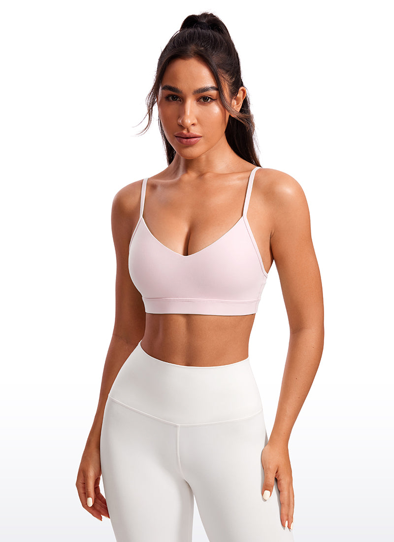 Butterluxe Sujetador con Cuello en V y Tirantes Espagueti