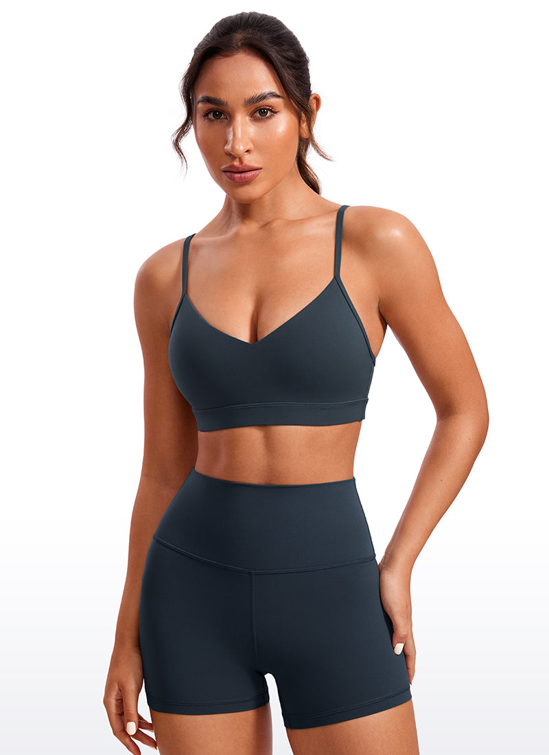 Butterluxe Sujetador con Cuello en V y Tirantes Espagueti