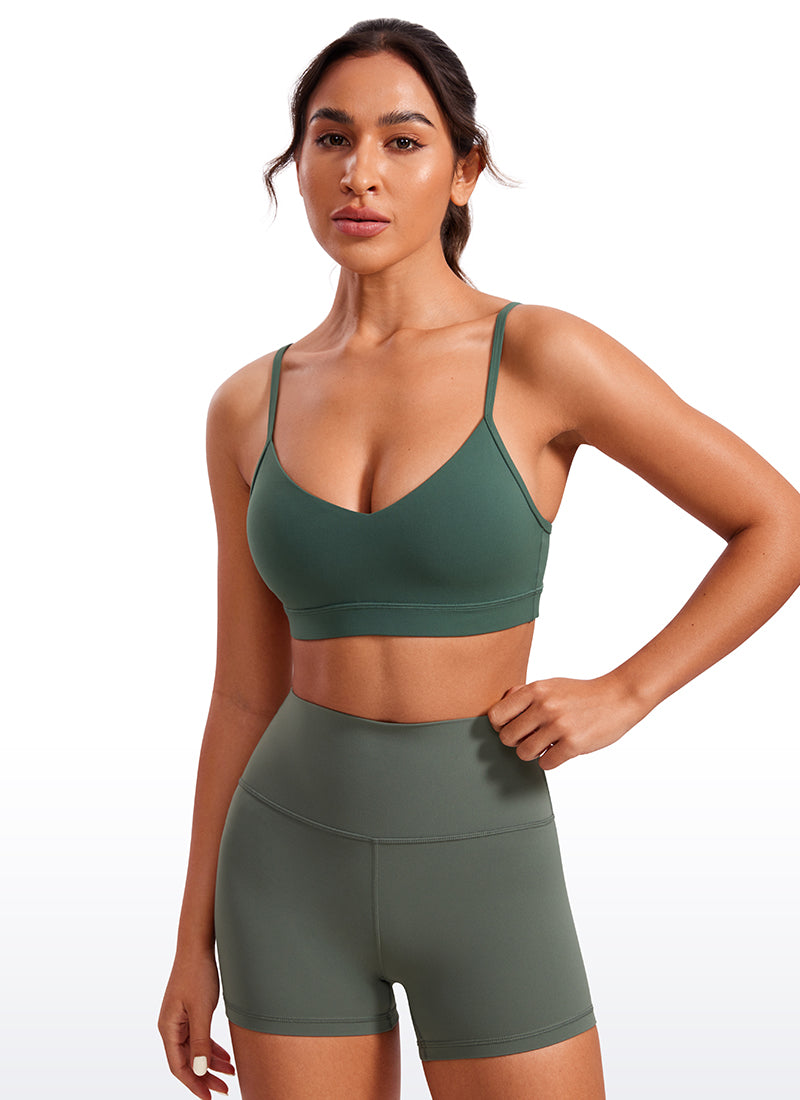 Butterluxe Sujetador con Cuello en V y Tirantes Espagueti