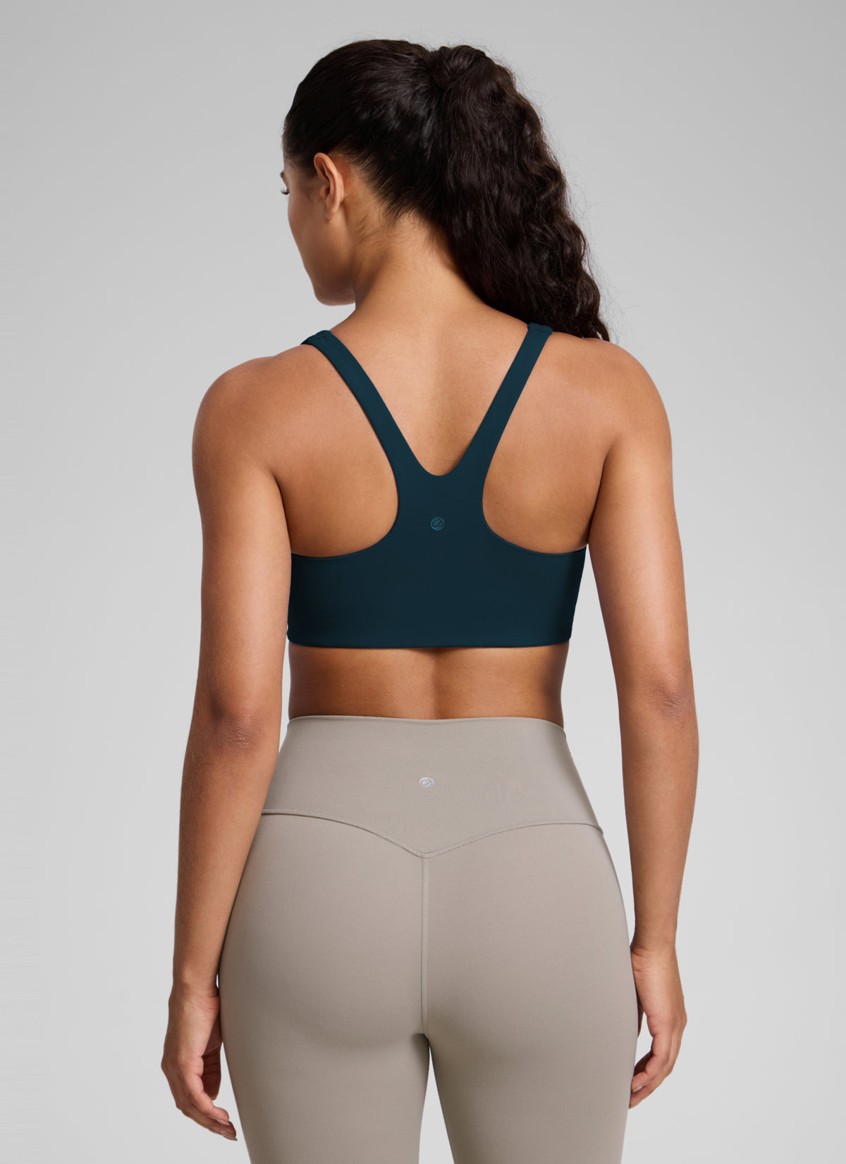 CRZ YOGA Butterlift Sujetador Deportivo con Escote Cuadrado y Doble Capa para Mujer True Navy @model_info:S2