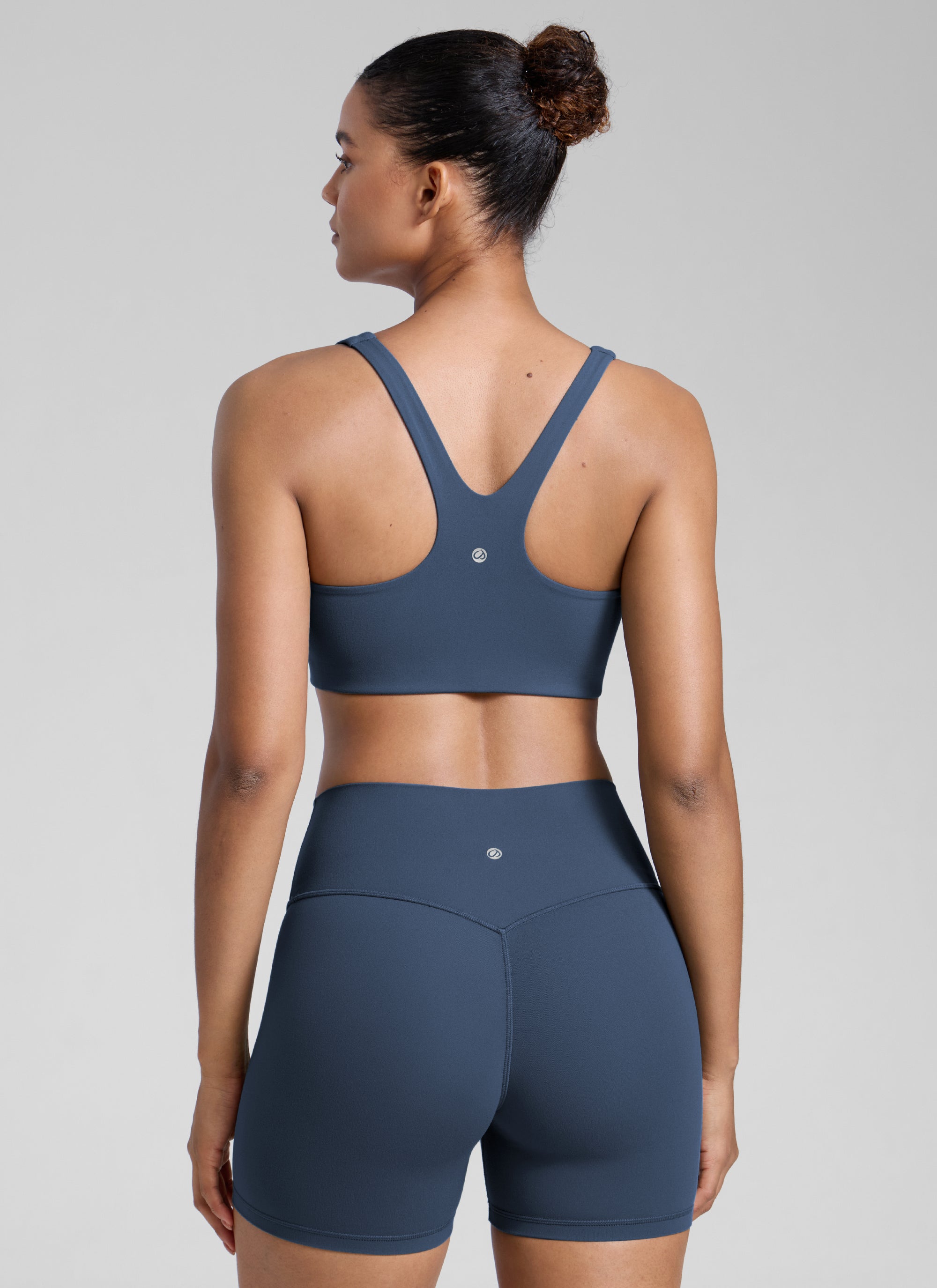 CRZ YOGA Butterlift Sujetador Deportivo con Escote Cuadrado y Doble Capa para Mujer Stelindigo