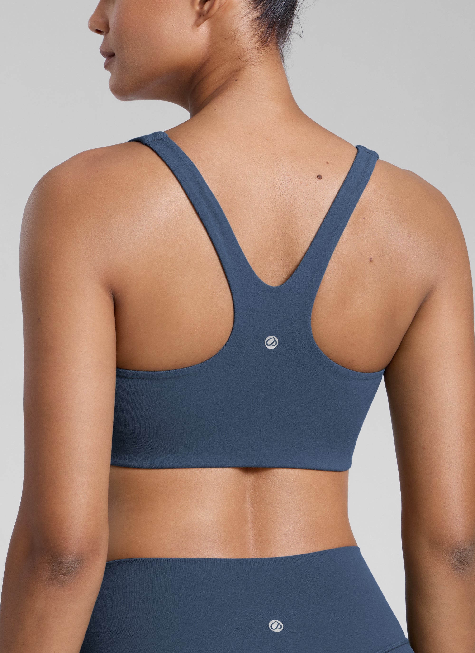 CRZ YOGA Butterlift Sujetador Deportivo con Escote Cuadrado y Doble Capa para Mujer Stelindigo