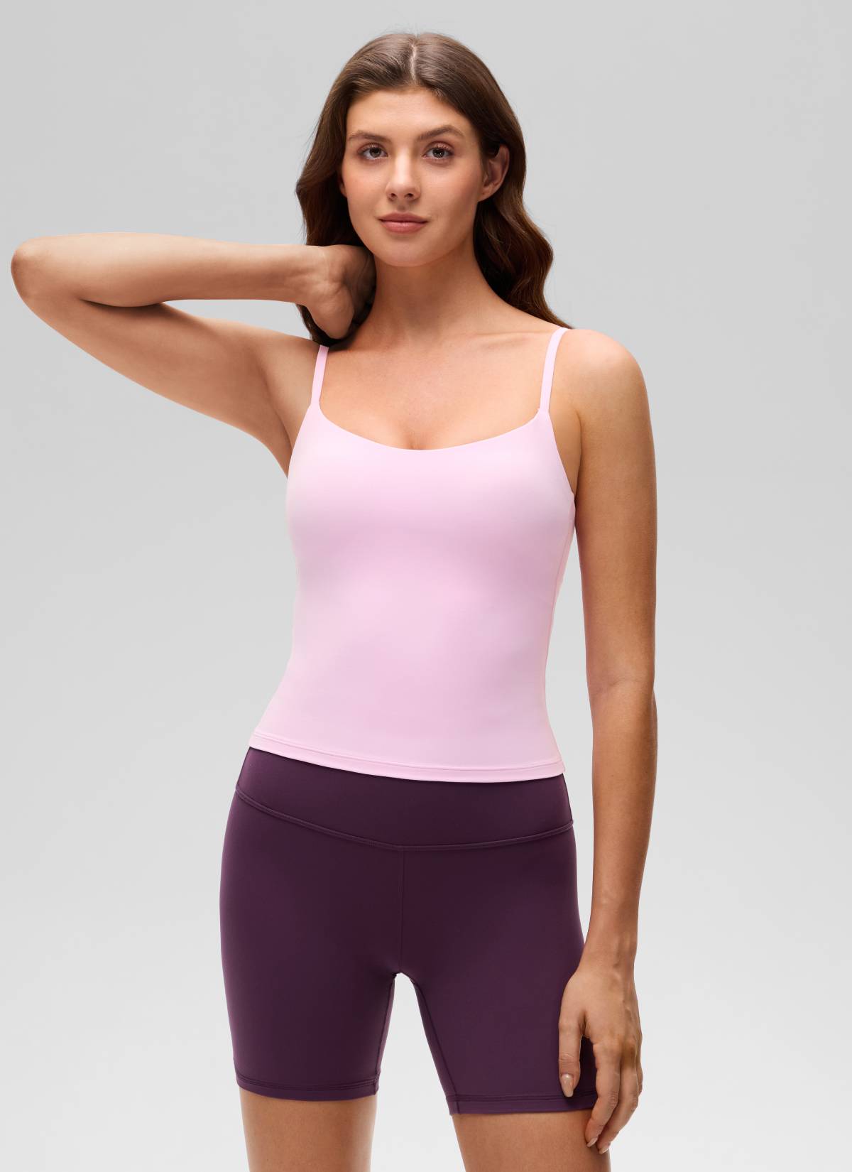 CRZ YOGA Butterluxe Sujetador Incorporado de Espalda U para Yoga Vita Rosa