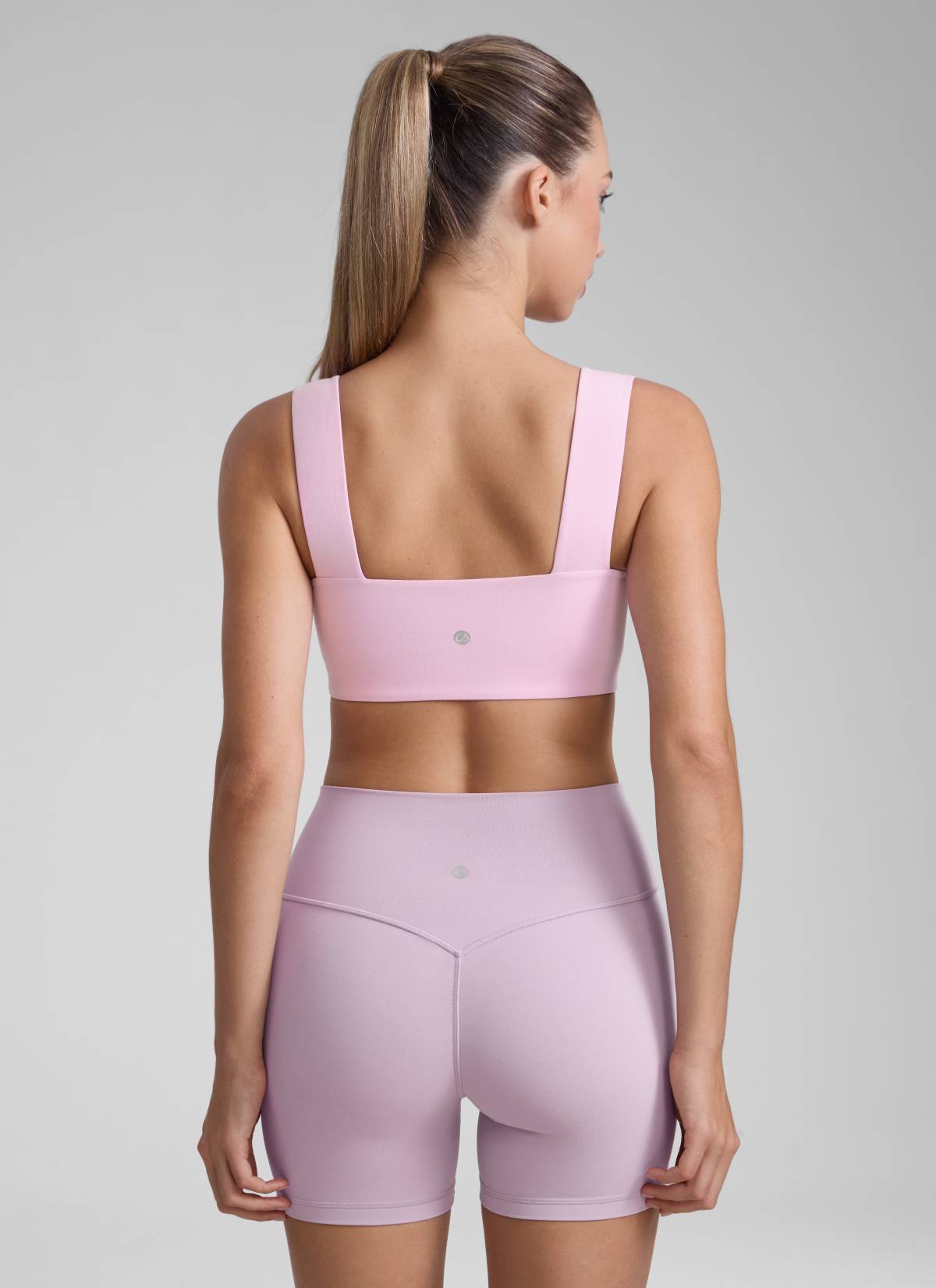 CRZ YOGA Butterluxe Sujetador Mujer Escote Cuadrado Espalda Abierta Vita Rosa