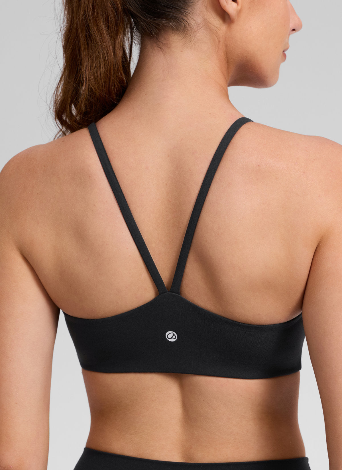 CRZ YOGA Sujetador Butterlift® Deportivo con Espalda en V para Mujer Negro