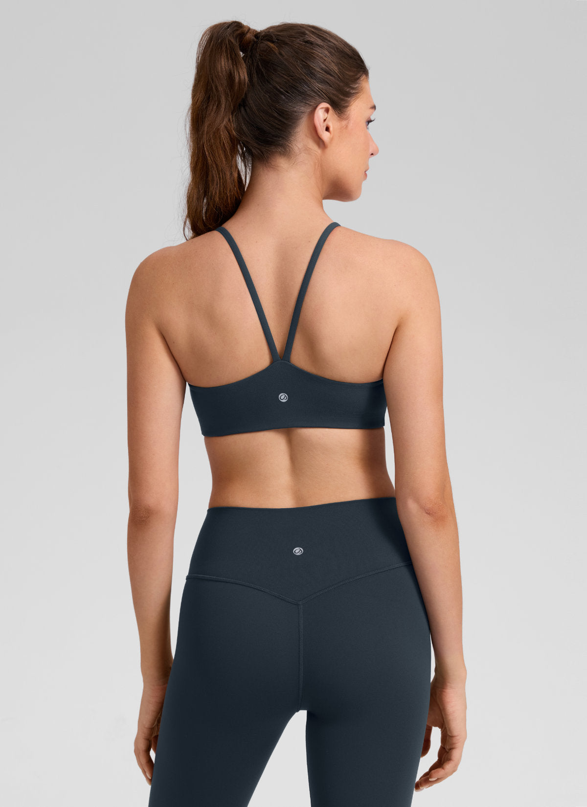 CRZ YOGA Sujetador Butterlift® Deportivo con Espalda en V para Mujer True Navy