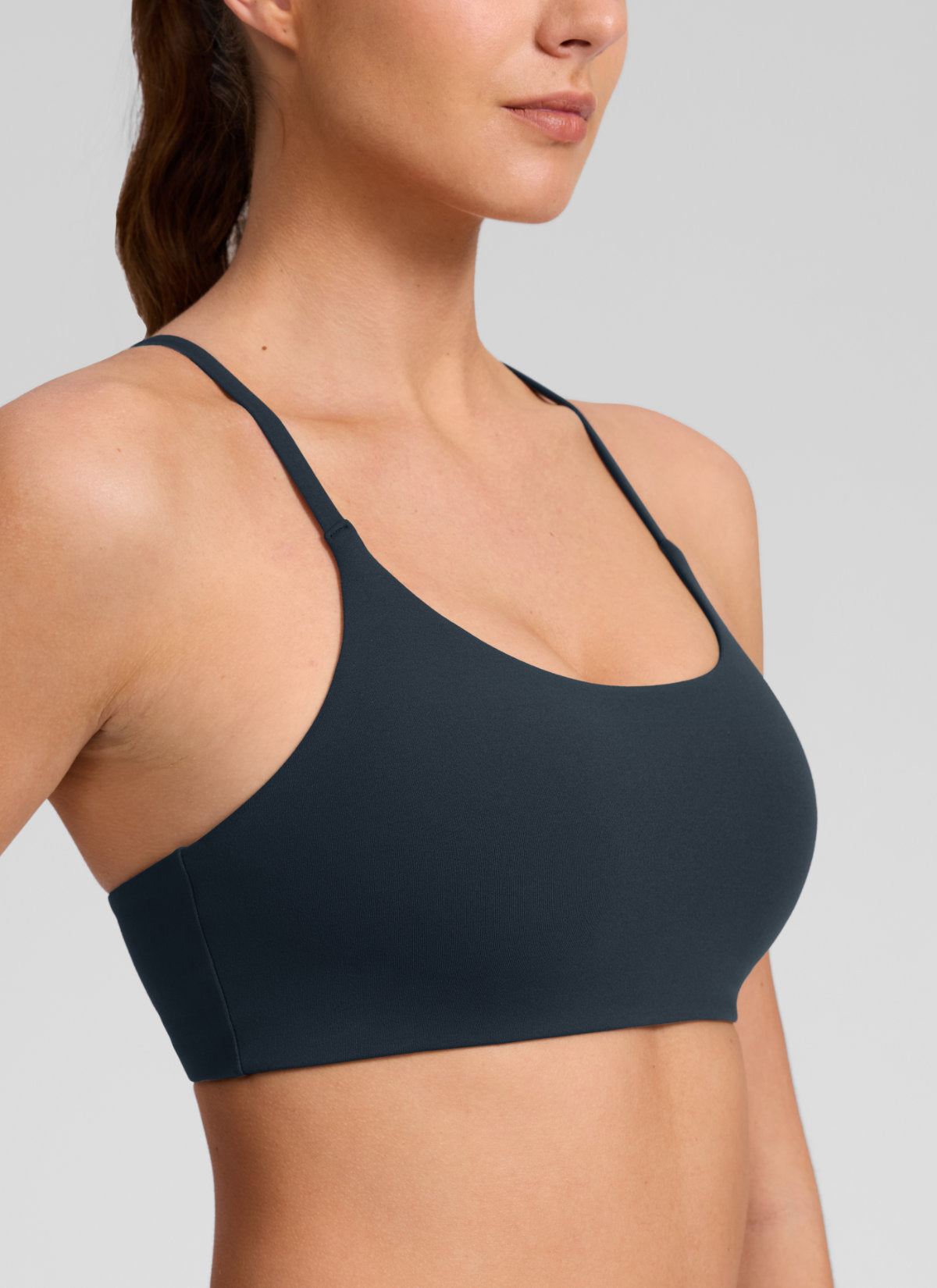 CRZ YOGA Sujetador Butterlift® Deportivo con Espalda en V para Mujer True Navy