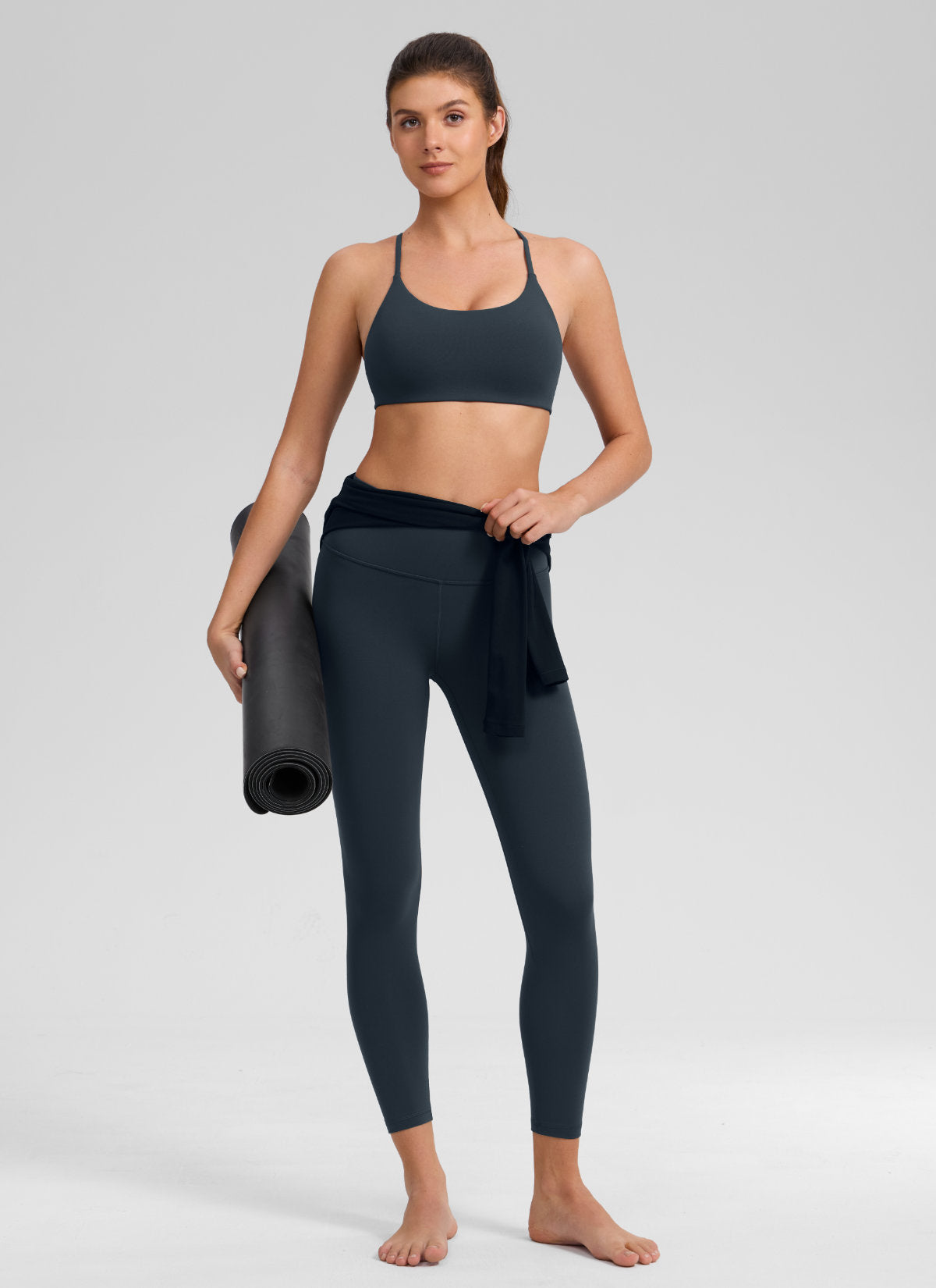 CRZ YOGA Sujetador Butterlift® Deportivo con Espalda en V para Mujer True Navy