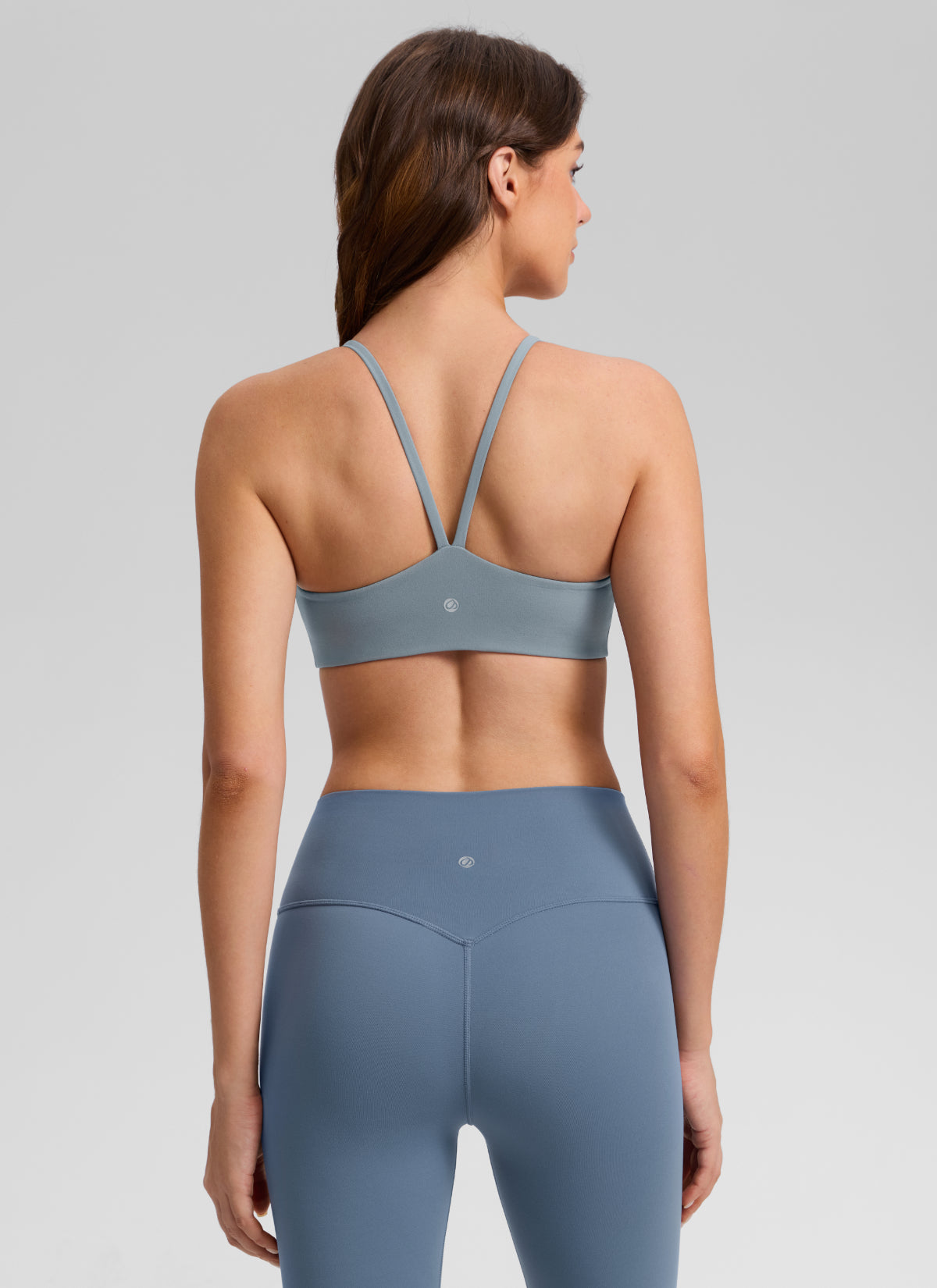 CRZ YOGA Sujetador Butterlift® Deportivo con Espalda en V para Mujer Azul Belga