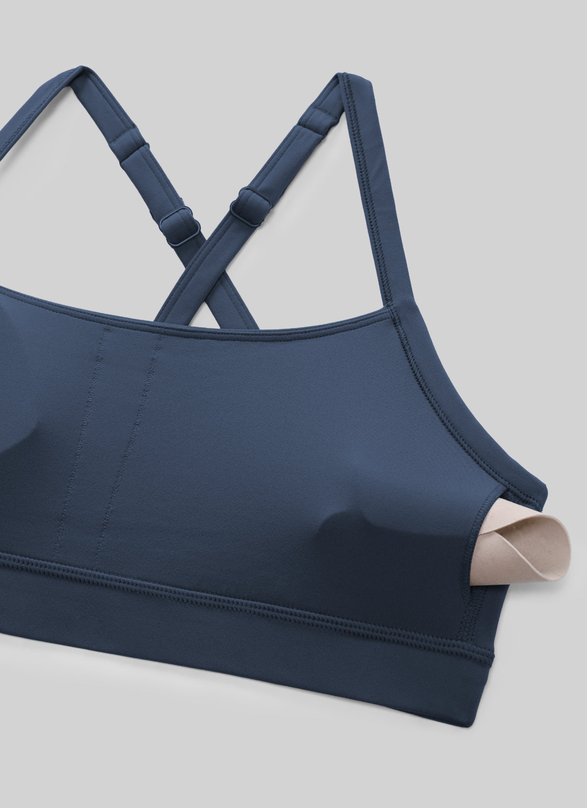 CRZ YOGA Mujer Butterlift Sujetador Deportivo Espalda Cruzada U Cuello Stelindigo