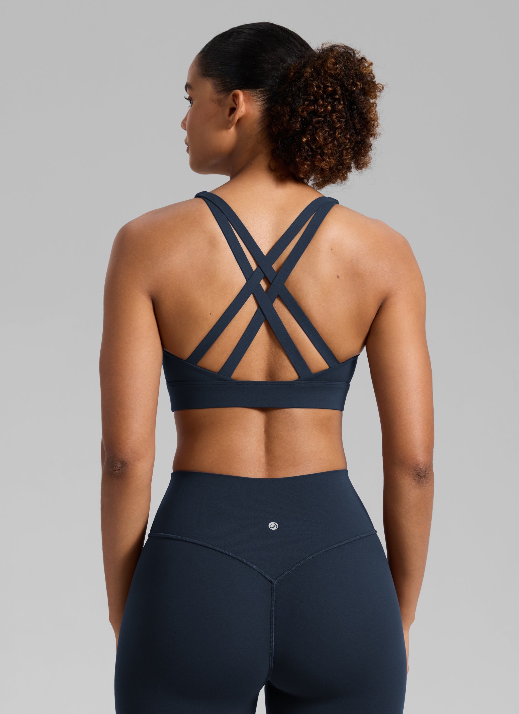 CRZ YOGA Butterlift® Sujetador sport espalda cruzada para mujer True Navy
