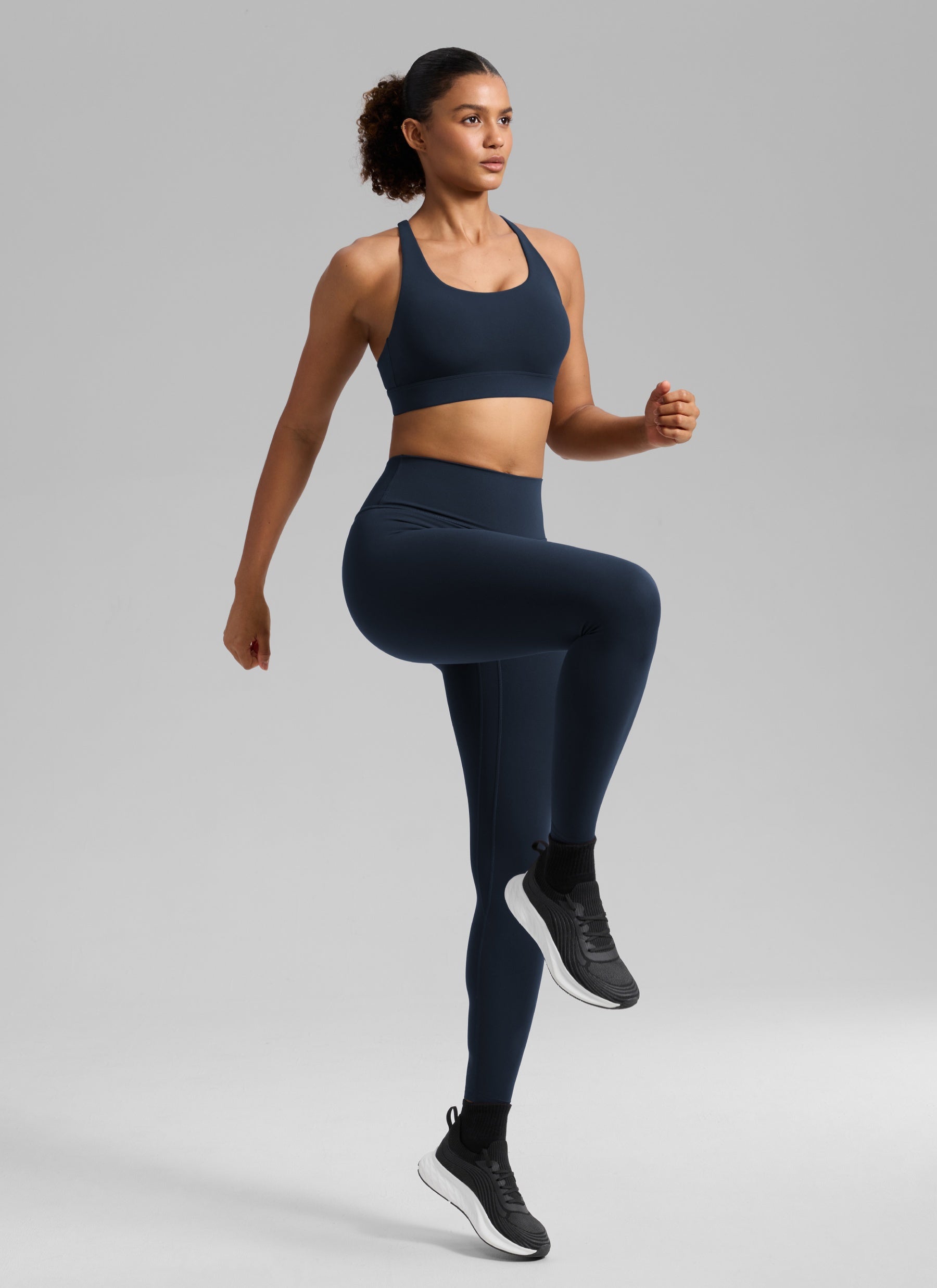 CRZ YOGA Butterlift® Sujetador sport espalda cruzada para mujer True Navy