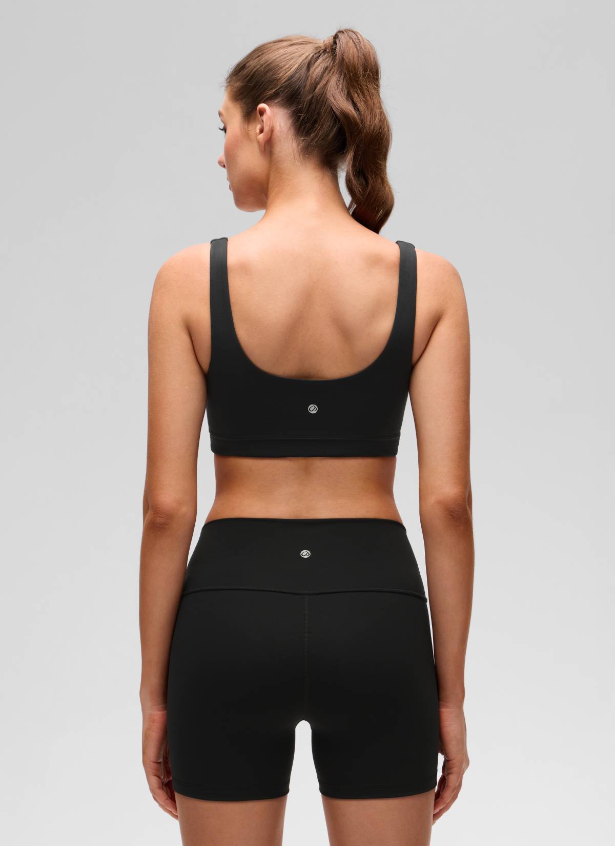 CRZ YOGA Sujetador Butterluxe para Mujer con Espalda en U Negro