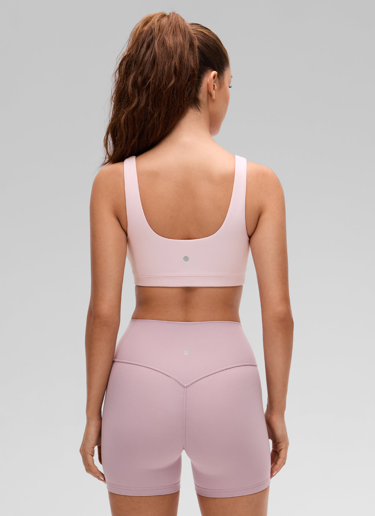 CRZ YOGA Sujetador Butterluxe para Mujer con Espalda en U Rosa Fresa