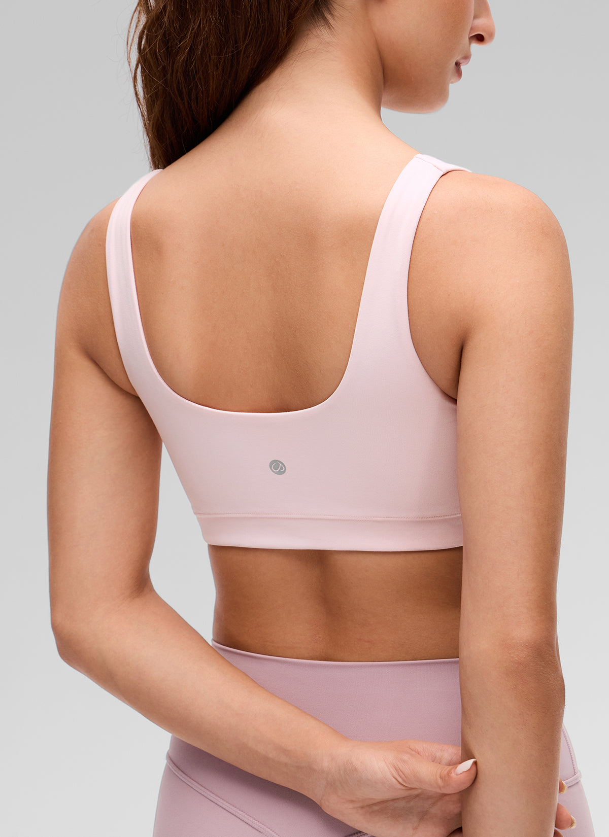 CRZ YOGA Sujetador Butterluxe para Mujer con Espalda en U Rosa Fresa