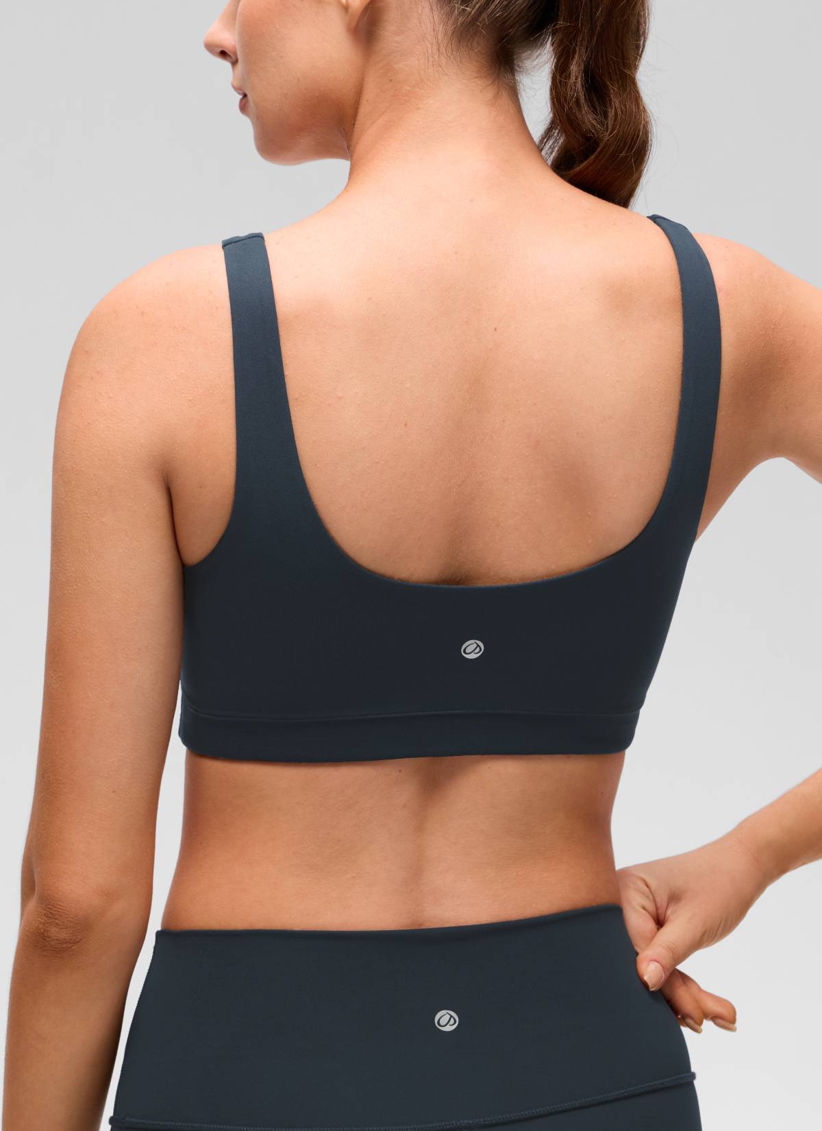 CRZ YOGA Sujetador Butterluxe para Mujer con Espalda en U True Navy