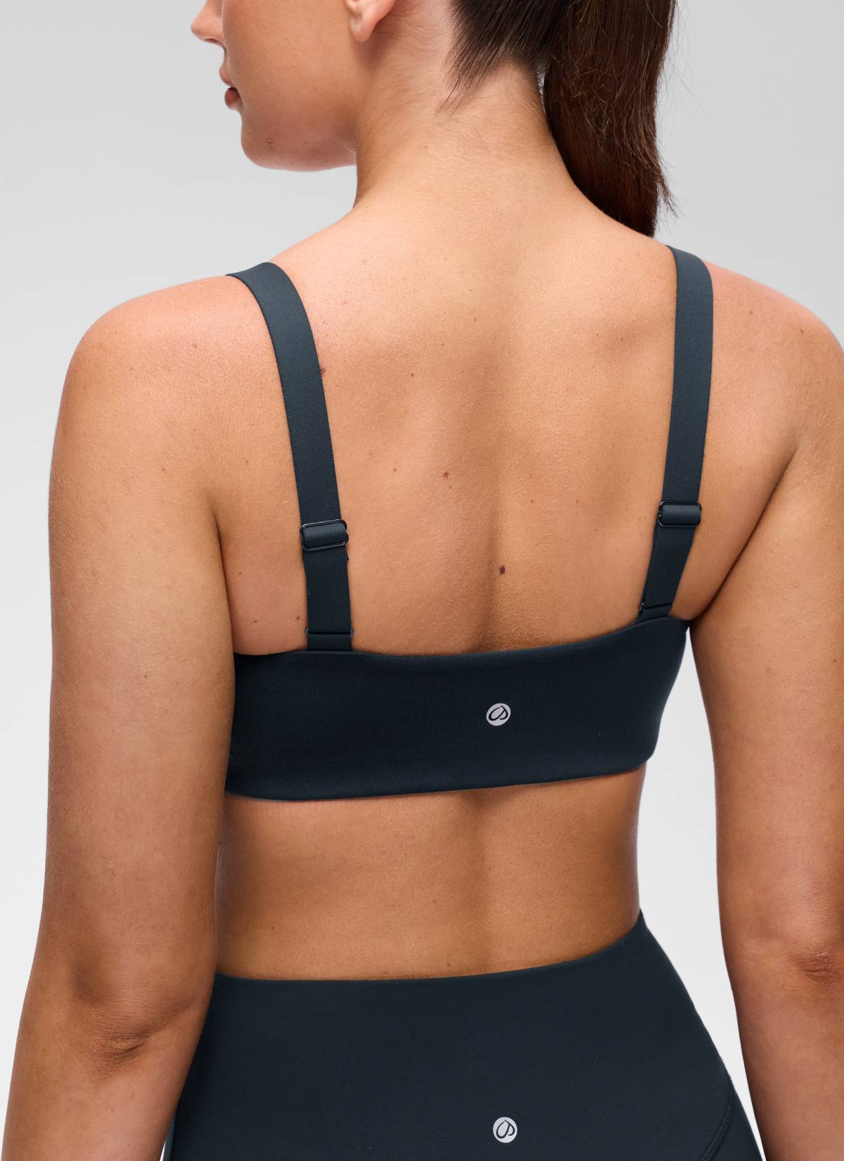 CRZ YOGA Mujer Sujetador Deportivo Escote en U y Espalda Cuadrada True Navy