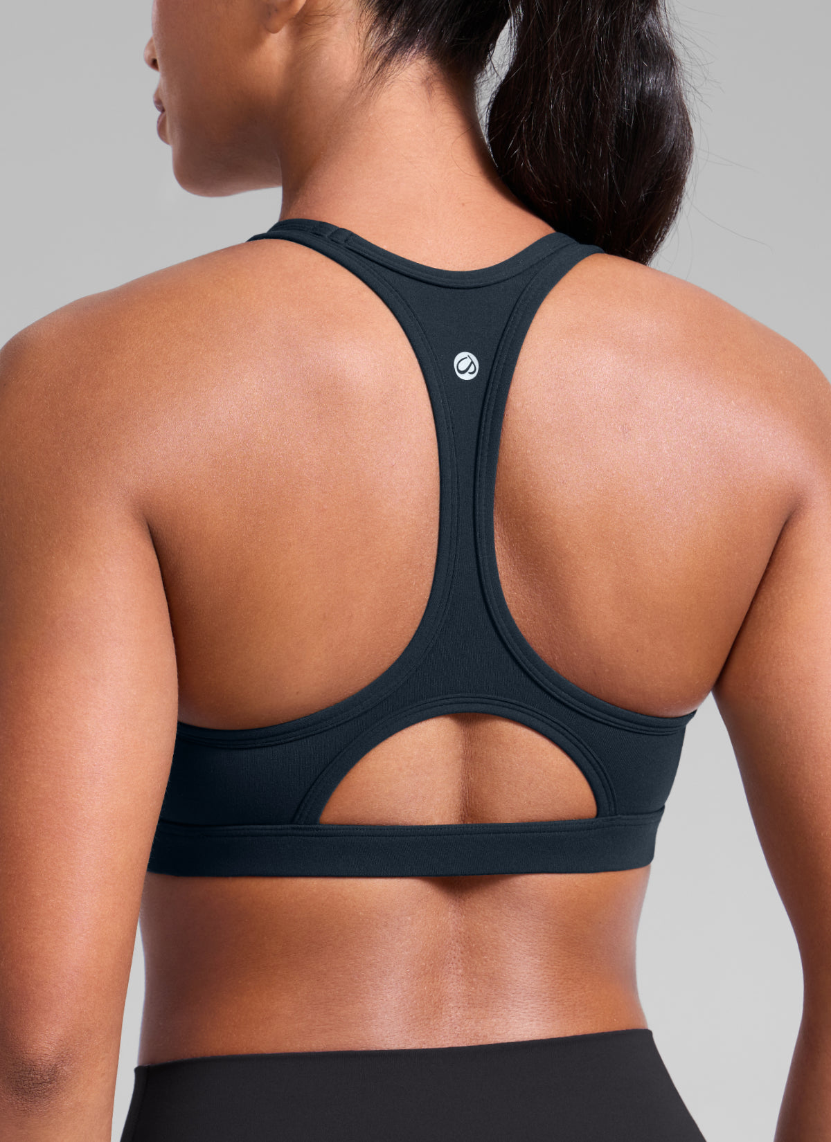 CRZ YOGA Butterlift® Sujetador sport racerback keyhole escote en U True Navy