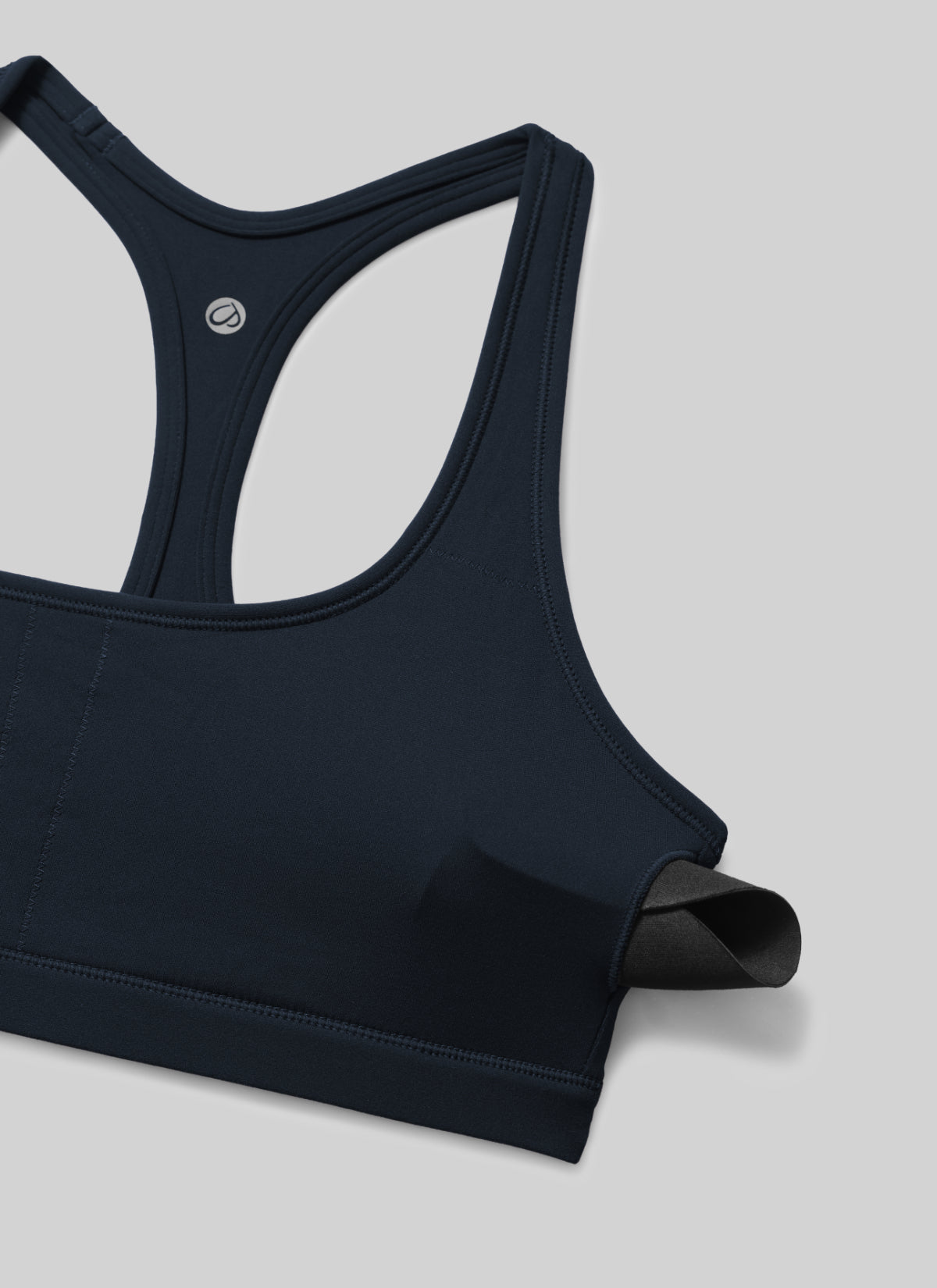 CRZ YOGA Butterlift® Sujetador sport racerback keyhole escote en U True Navy