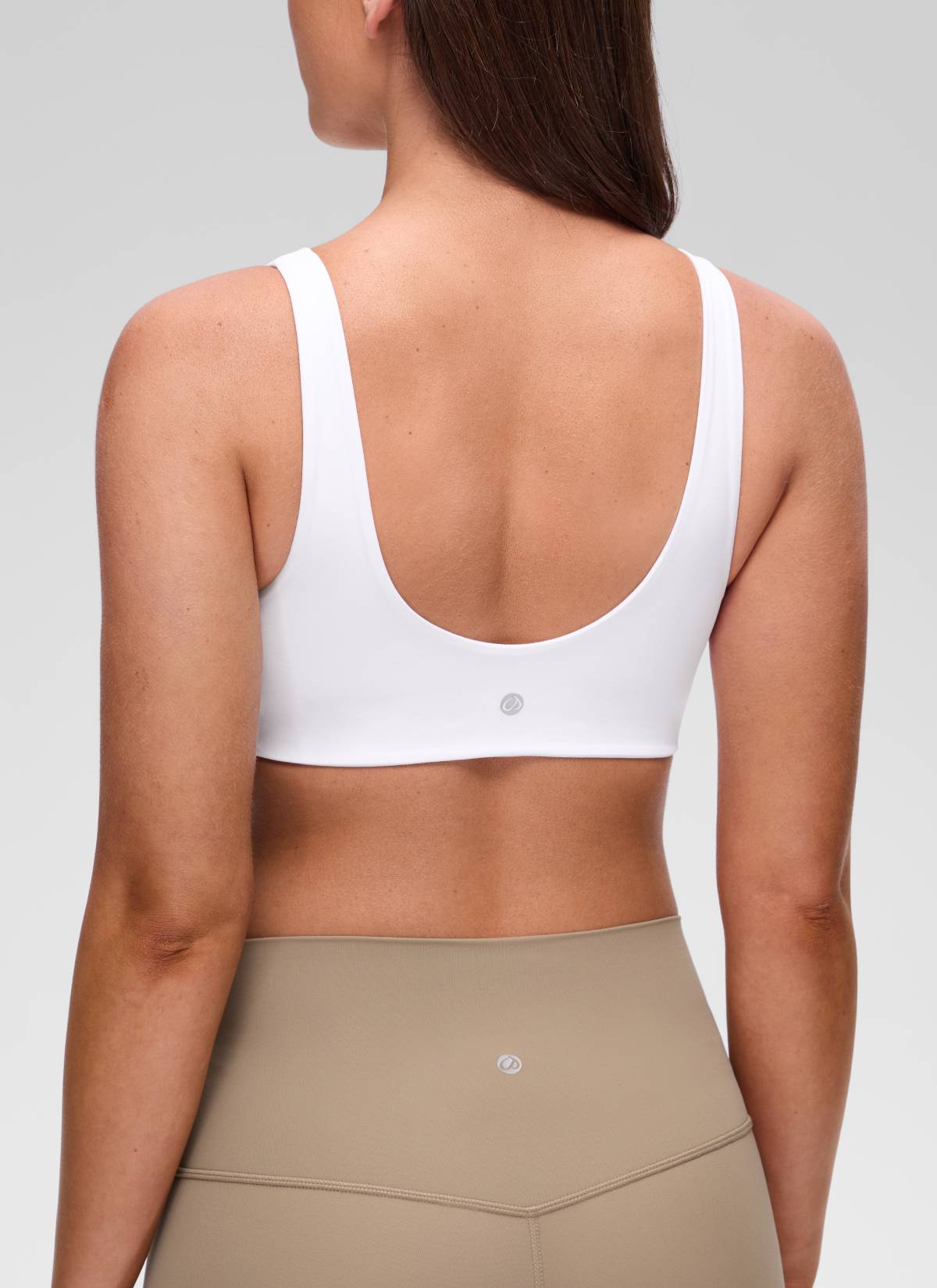 CRZ YOGA Mujer Butterluxe Yoga Sujetador Deportivo Espalda en U blanco