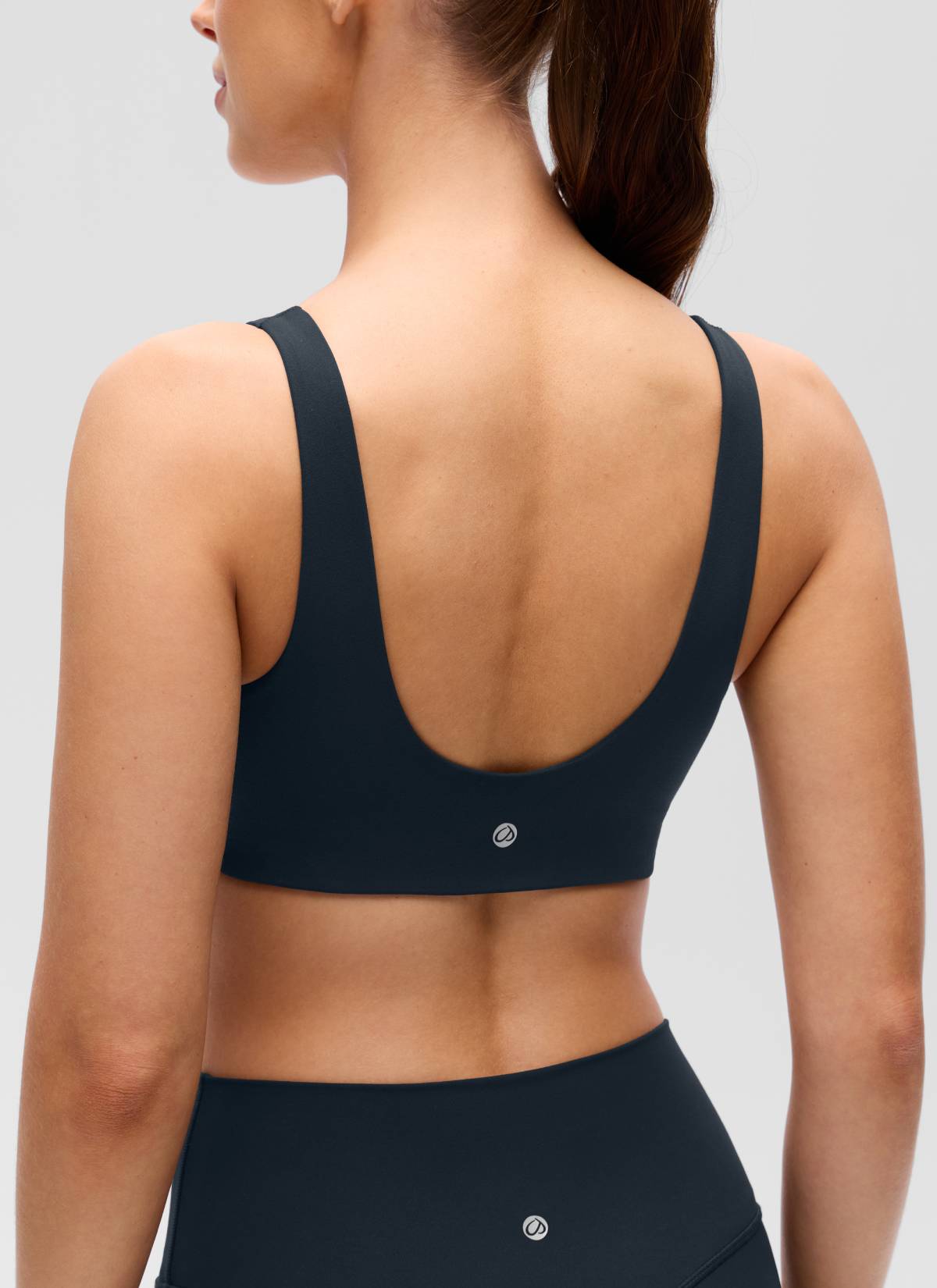 CRZ YOGA Mujer Butterluxe Yoga Sujetador Deportivo Espalda en U True Navy