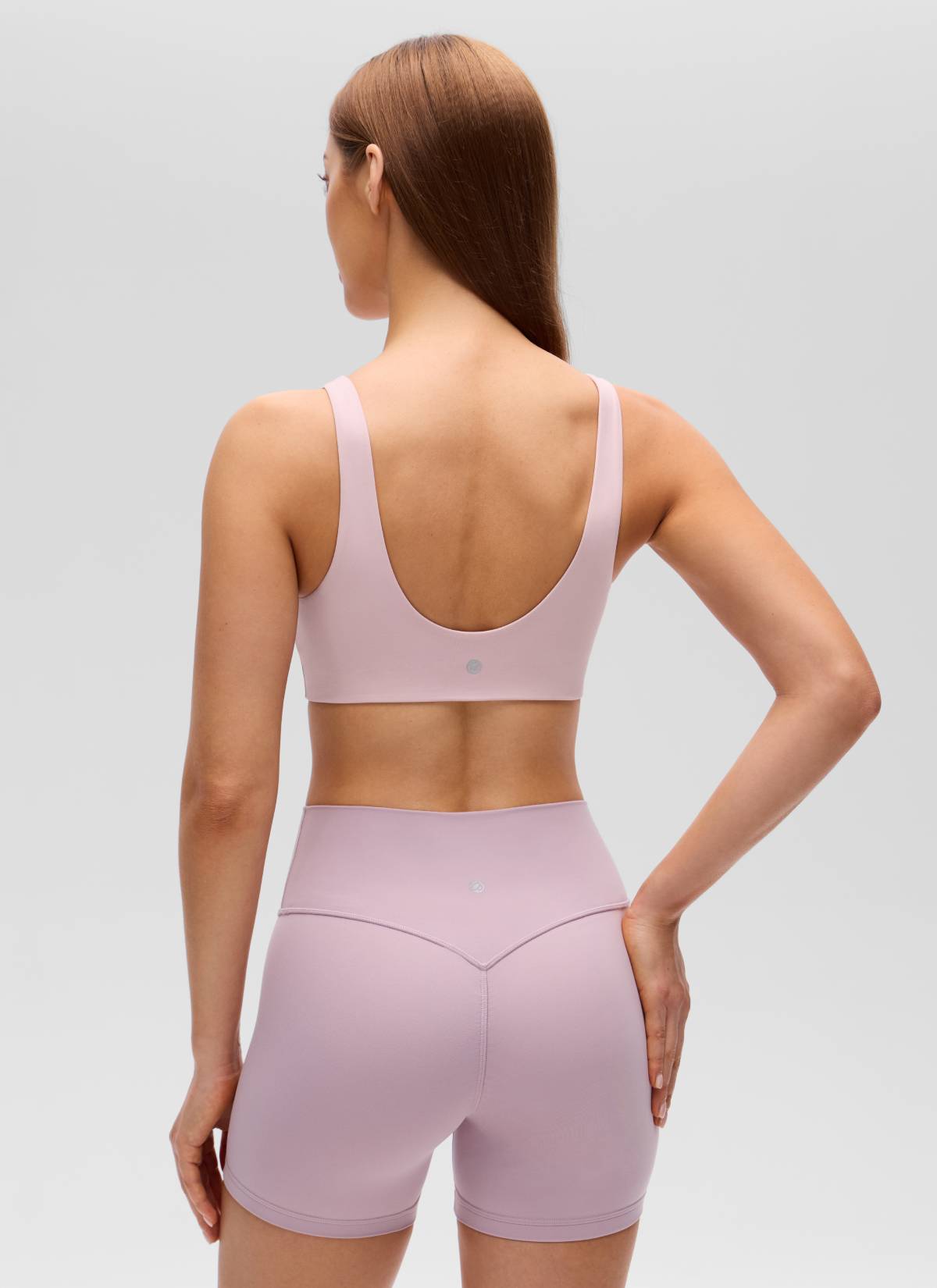 CRZ YOGA Mujer Butterluxe Yoga Sujetador Deportivo Espalda en U Haze Rosa