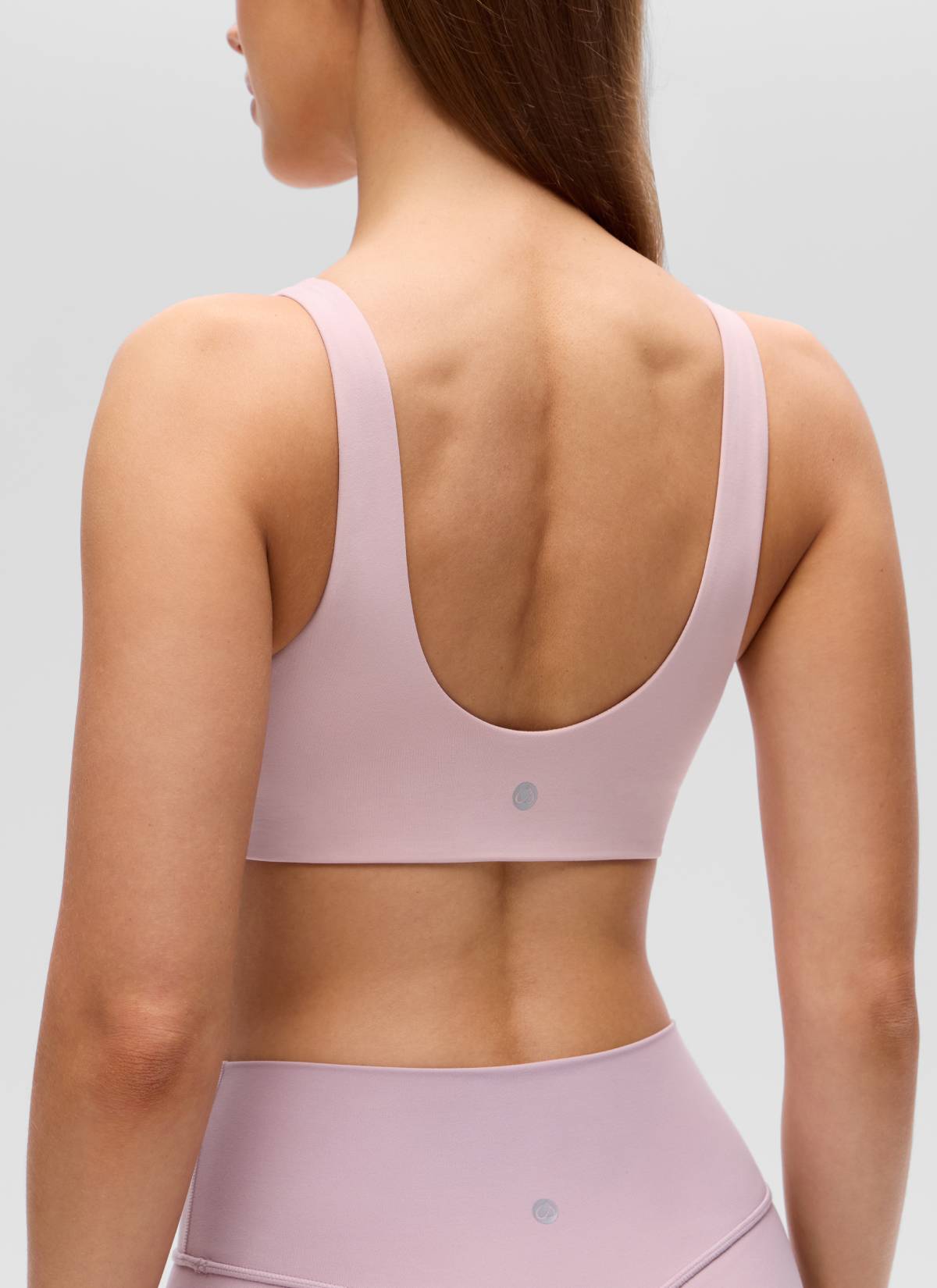 CRZ YOGA Mujer Butterluxe Yoga Sujetador Deportivo Espalda en U Haze Rosa