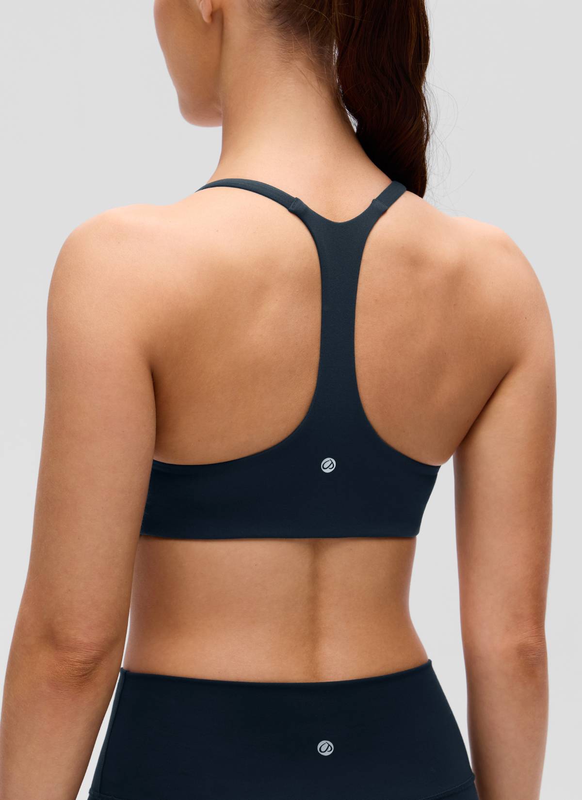 CRZ YOGA Mujer Butterluxe Escote en V Espalda en U Tirantes Finos True Navy