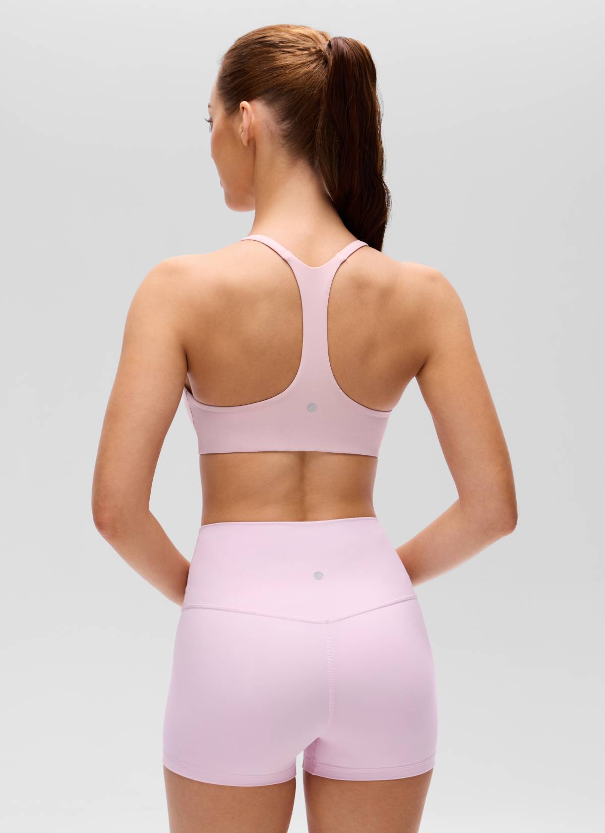CRZ YOGA Mujer Butterluxe Escote en V Espalda en U Tirantes Finos Haze Rosa
