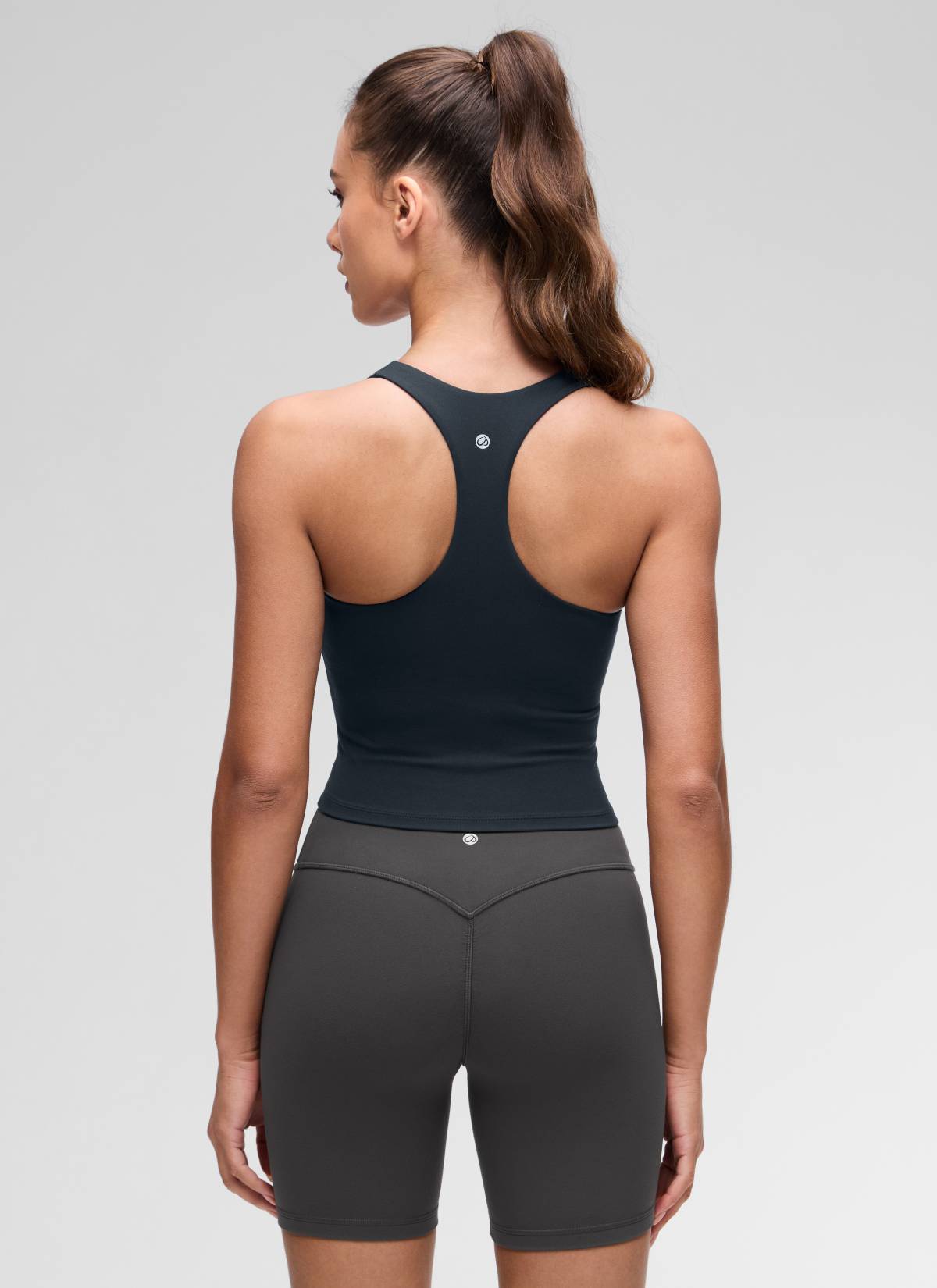 CRZ YOGA para Mujer Butterluxe Yoga Escote en V y Espalda Deportiva True Navy