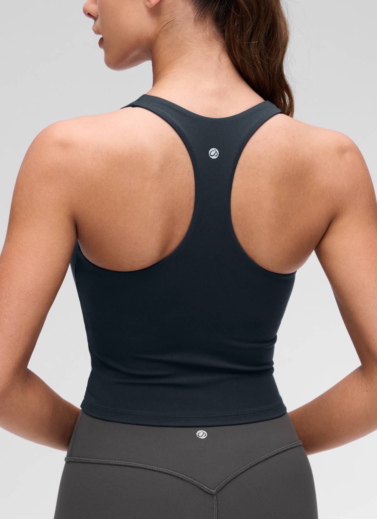 CRZ YOGA para Mujer Butterluxe Yoga Escote en V y Espalda Deportiva True Navy