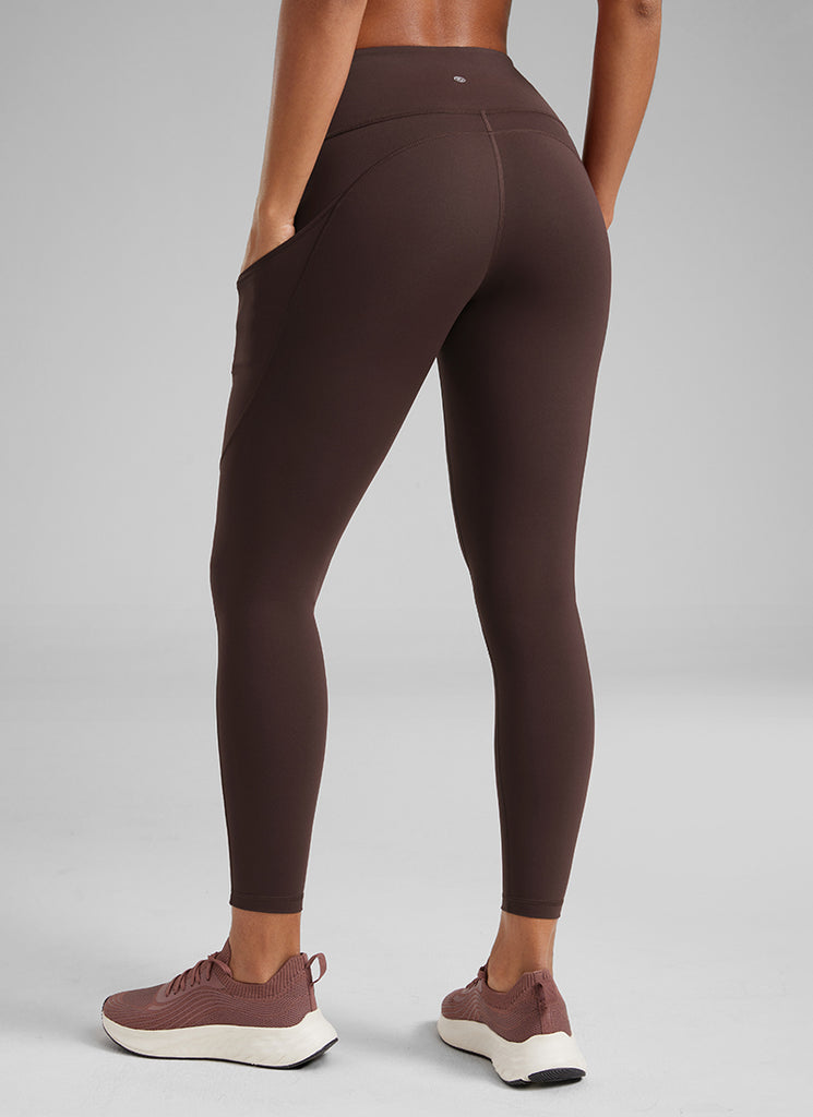 CRZ YOGA  Nakedfeel Leggings con Bolsillos de 25 Pulgadas para Mujer Azul Ondulante