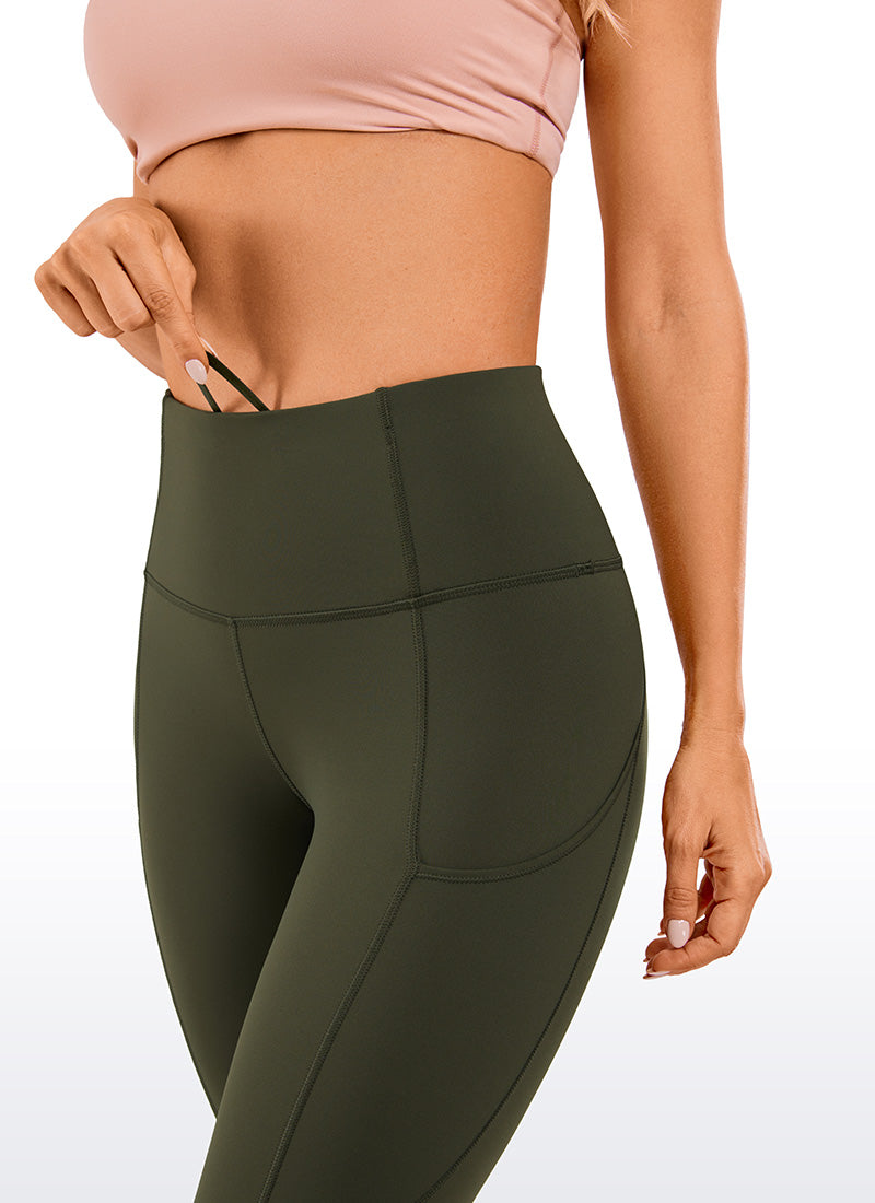 Nakedfeel  Leggings con bolsillos de 25 Pulgadas