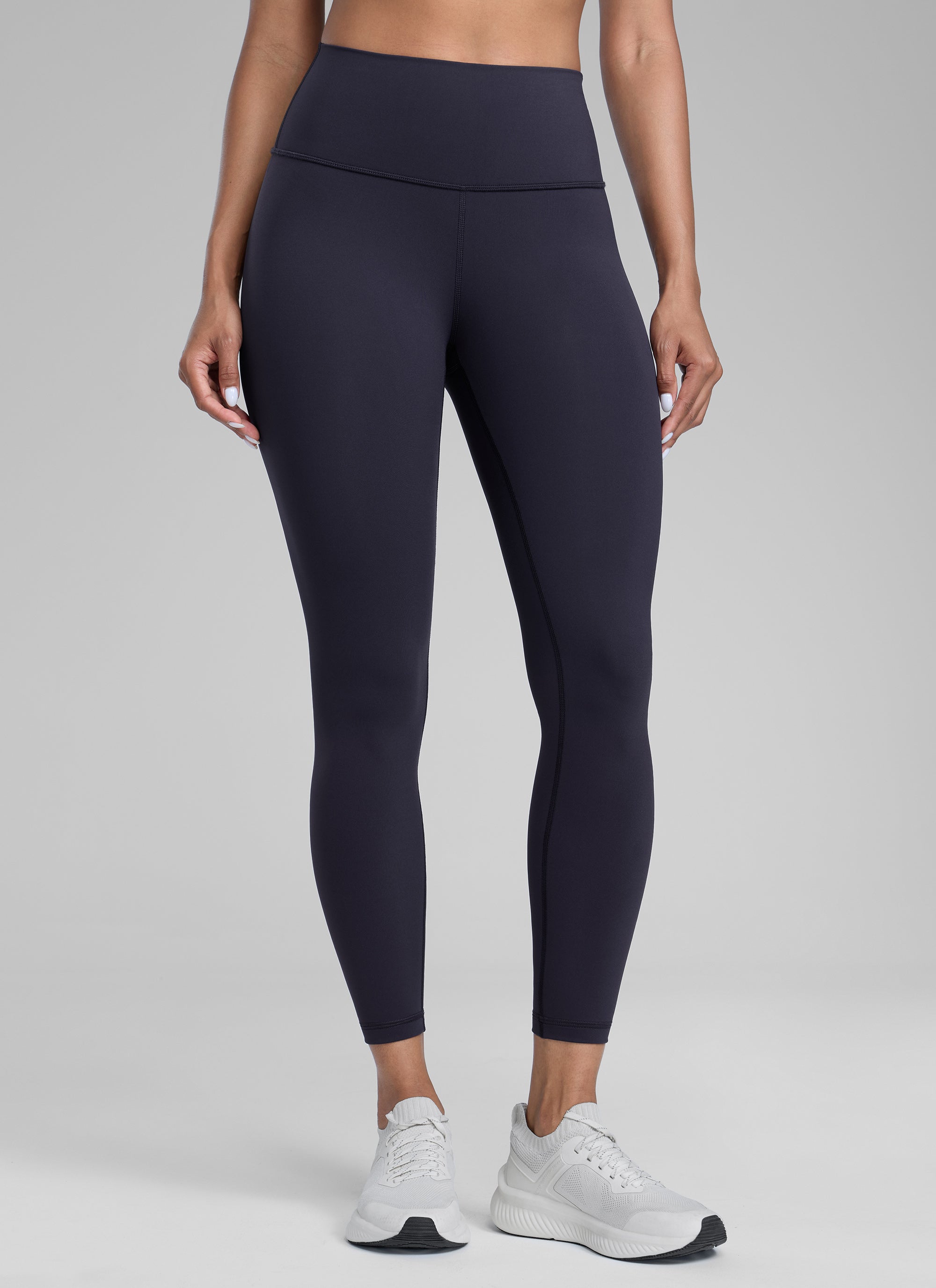 CRZ YOGA Mujeres Leggings de Compresión Hugged Feeling de 25 Pulgadas Armada