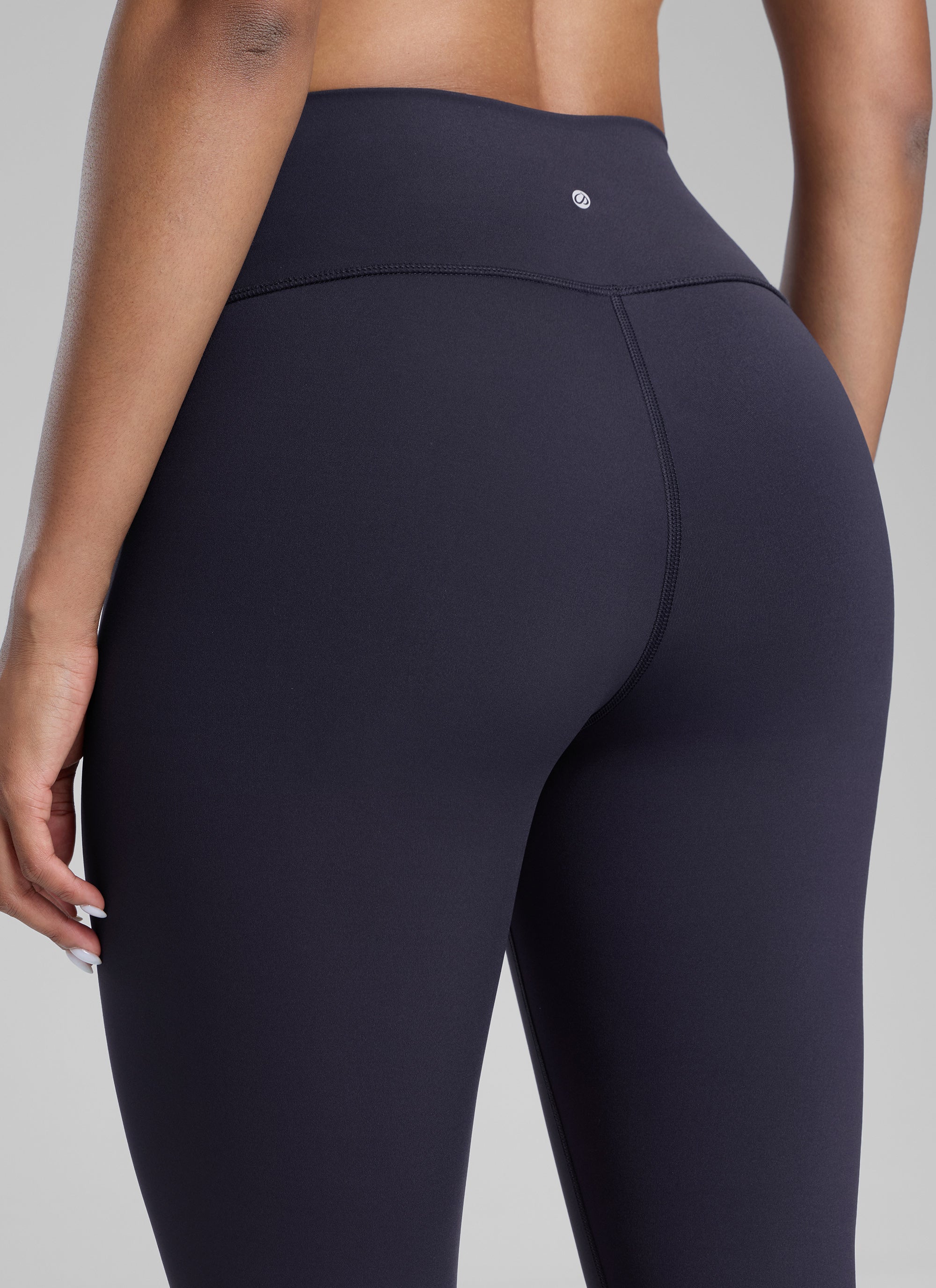 CRZ YOGA Mujeres Leggings de Compresión Hugged Feeling de 25 Pulgadas Armada