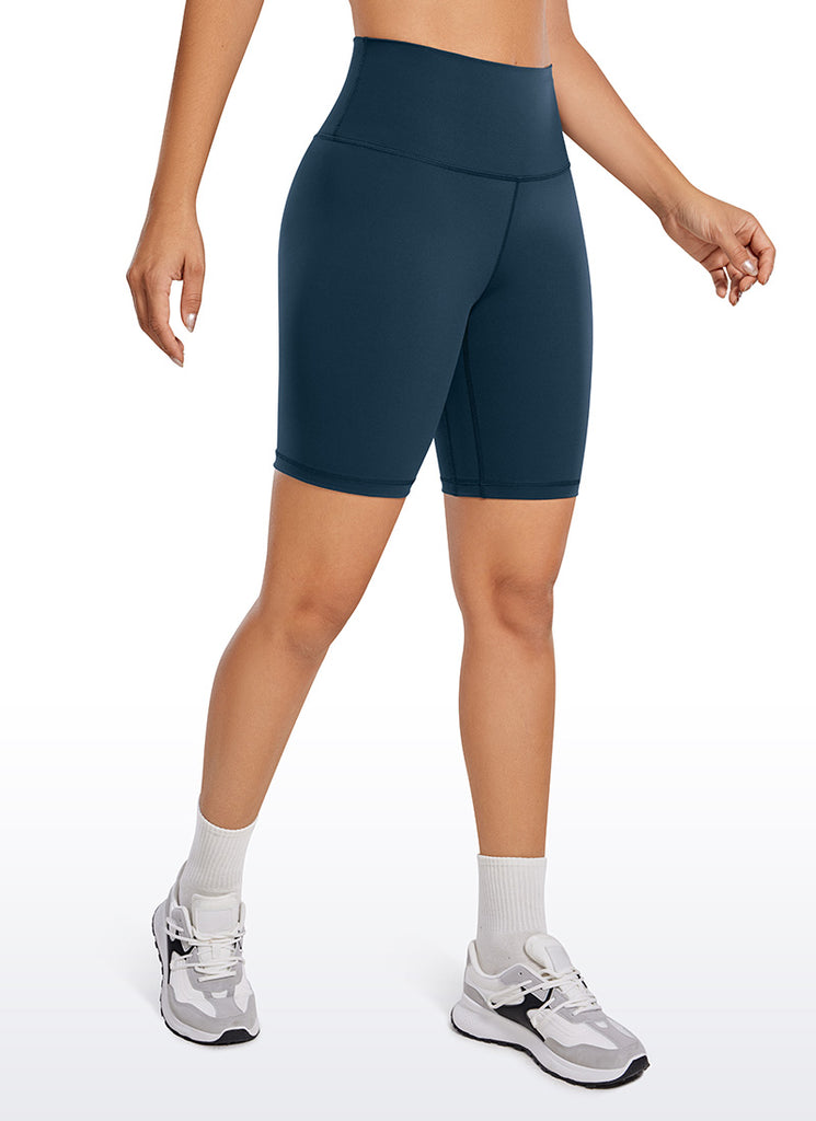 CRZ YOGA Nakedfeel Pantalones Yoga para Mujer de 8 Pulgadas MARFIL FRANCÉS