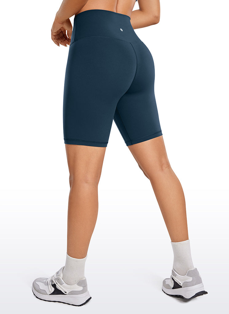 CRZ YOGA Nakedfeel Pantalones Yoga para Mujer de 8 Pulgadas MARFIL FRANCÉS