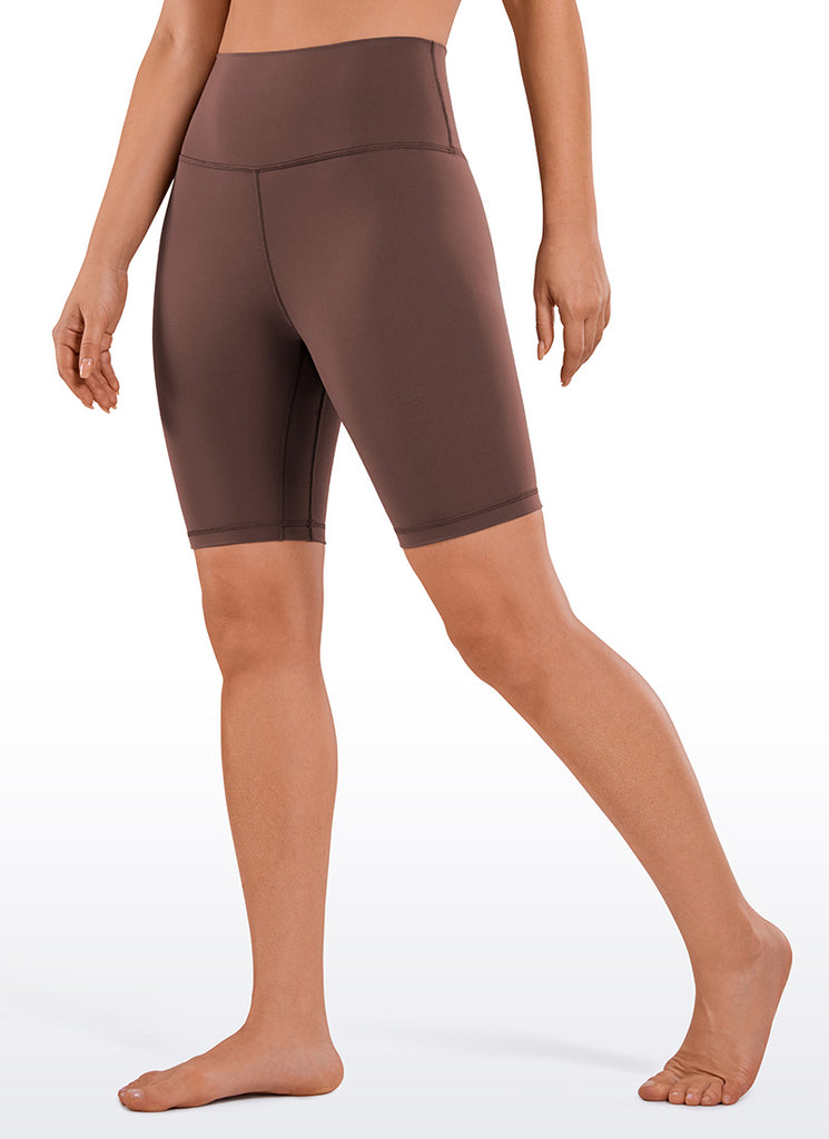 CRZ YOGA Nakedfeel Pantalones Yoga para Mujer de 8 Pulgadas MARFIL FRANCÉS