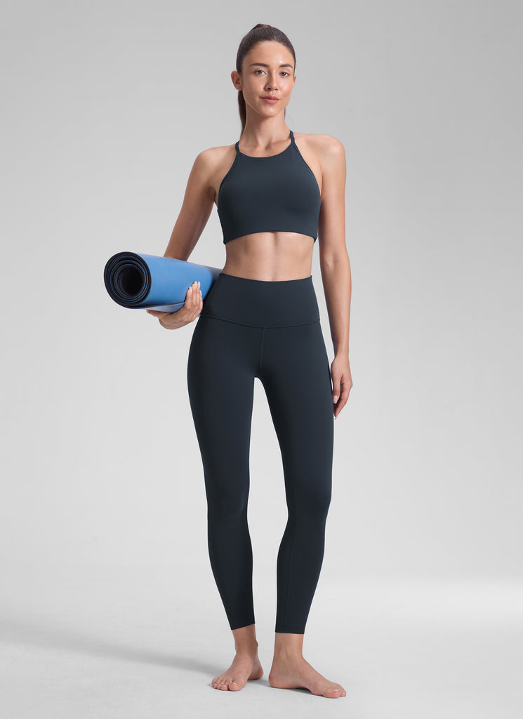 CRZ YOGA Butterluxe Leggings de Yoga de Tiro alto para Mujer True Navy