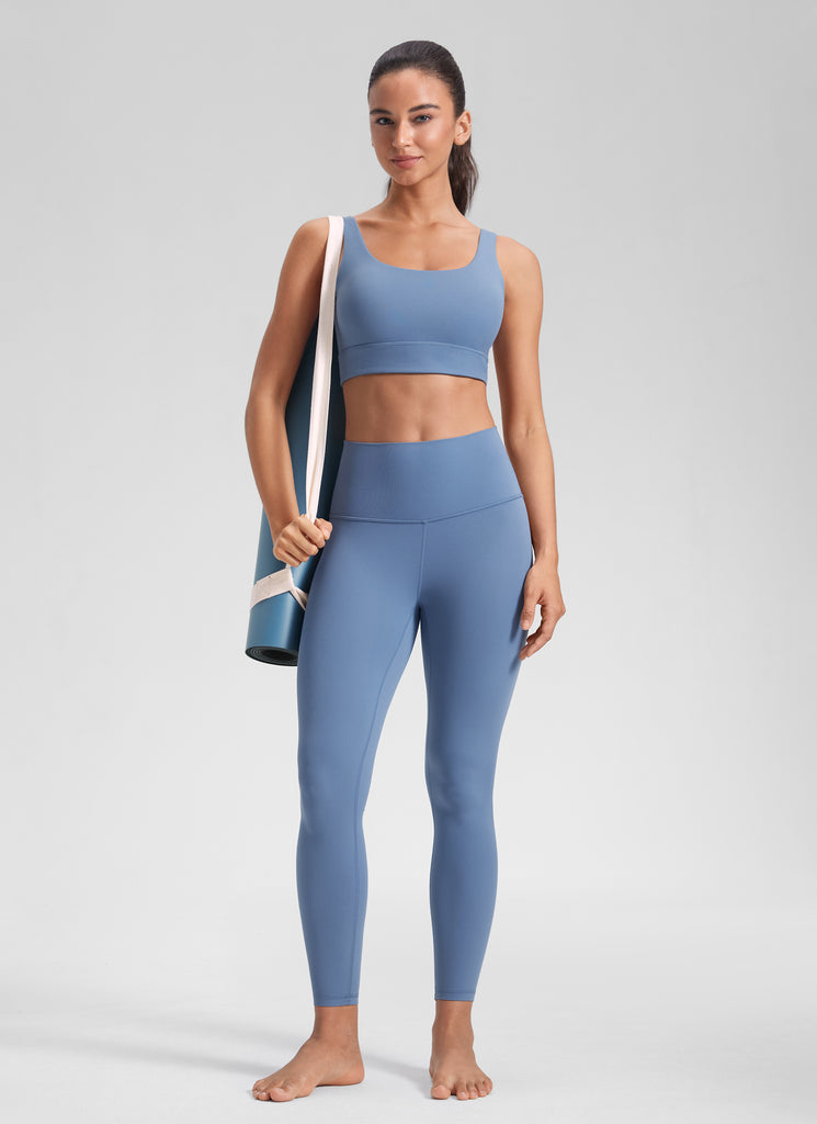 CRZ YOGA Butterluxe Leggings de Yoga de Tiro alto para Mujer Oasis Azul