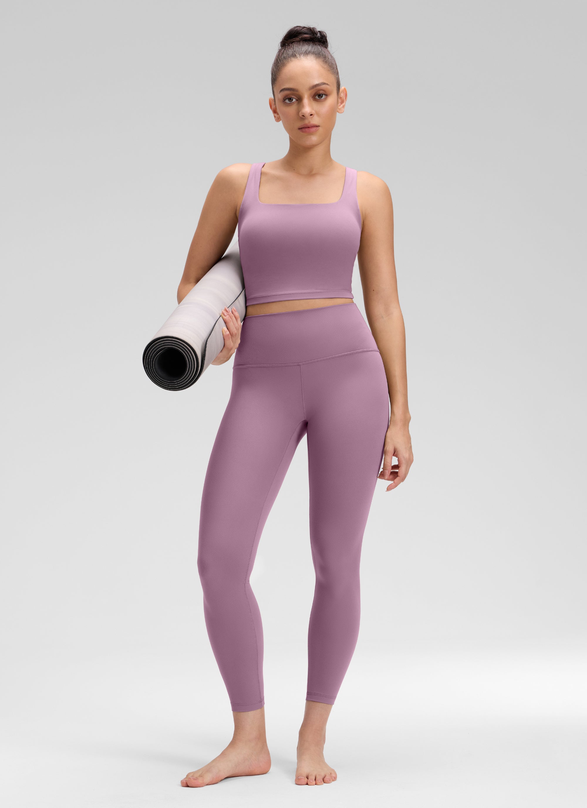 CRZ YOGA Butterluxe Leggings de Yoga de Tiro alto para Mujer Lavanda claro