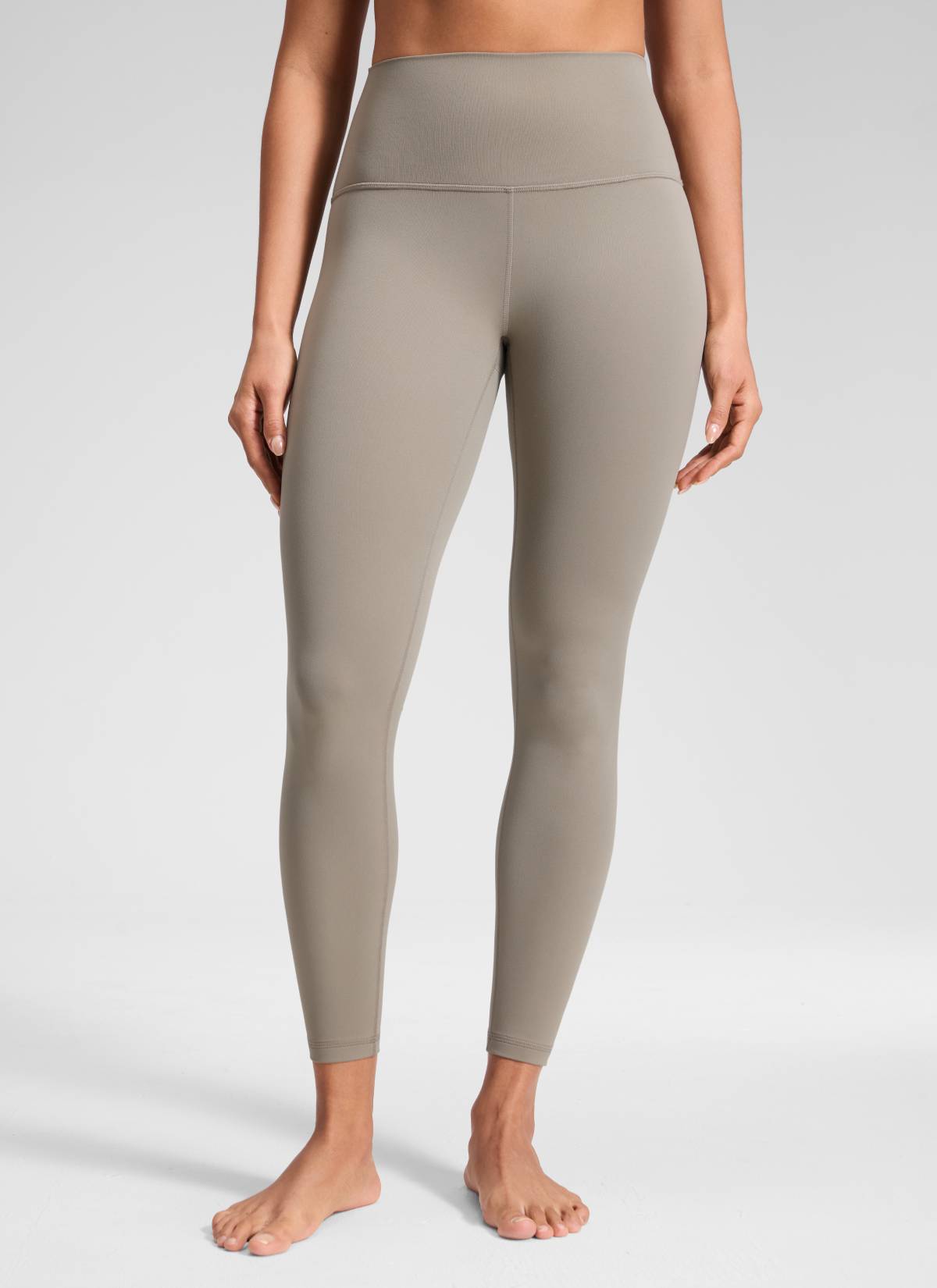CRZ YOGA Butterluxe Leggings de Yoga de Tiro alto para Mujer Gris Ceniza Cálido