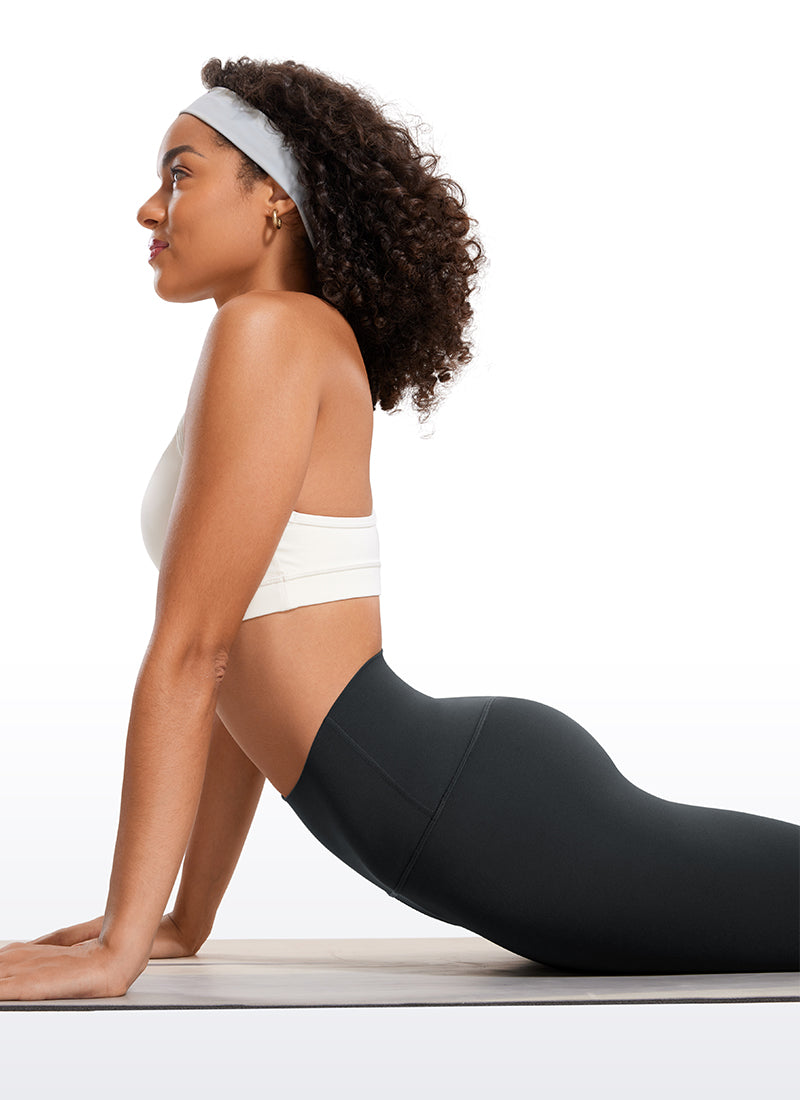 CRZ YOGA Butterluxe Leggings de Yoga de Tiro alto para Mujer Melanita