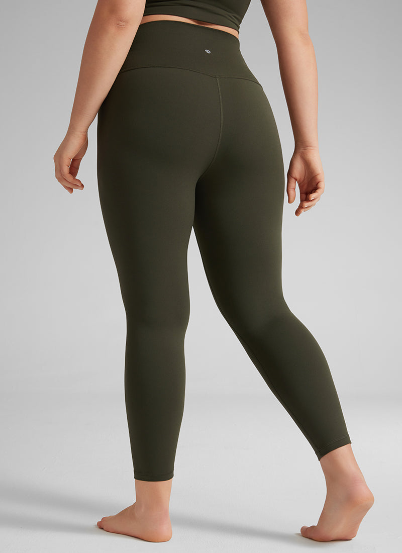 CRZ YOGA Butterluxe Leggings de Yoga de Tiro alto para Mujer Verde Oliva